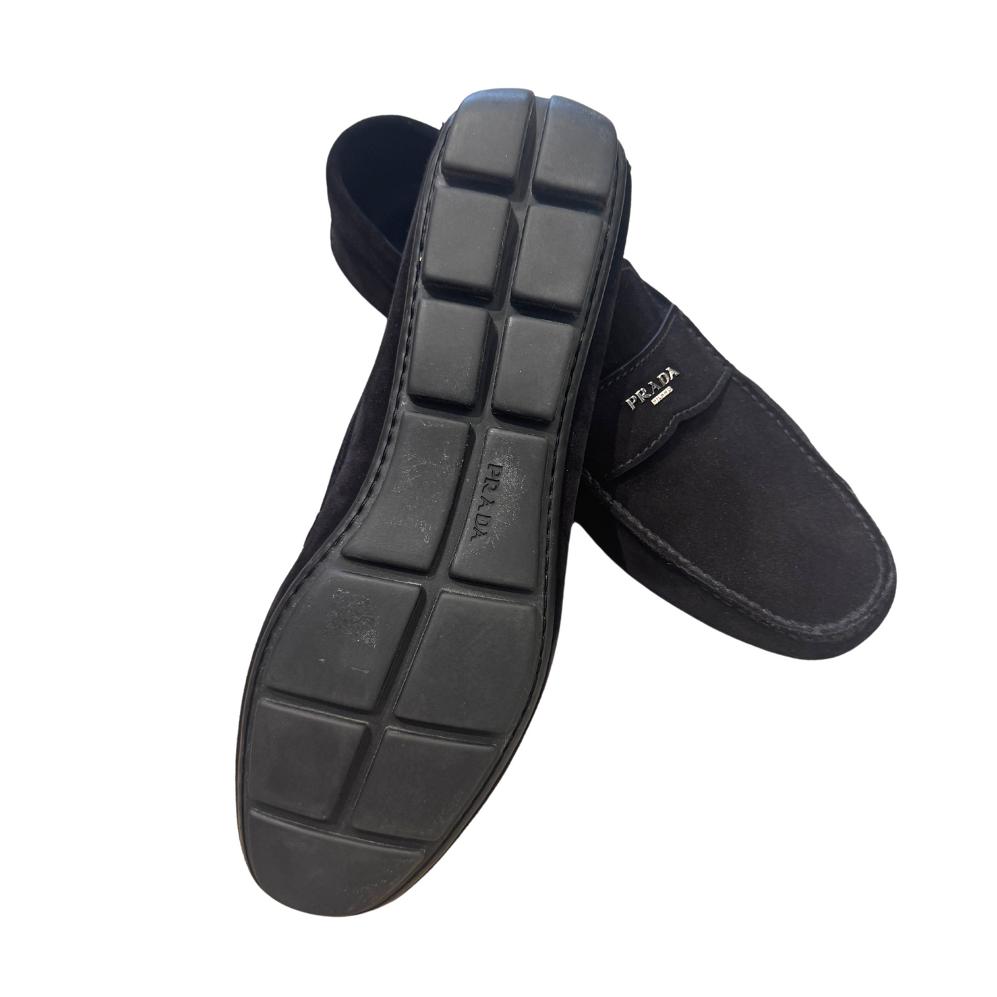 MOCASSINI PRADA NERI UOMO nr46