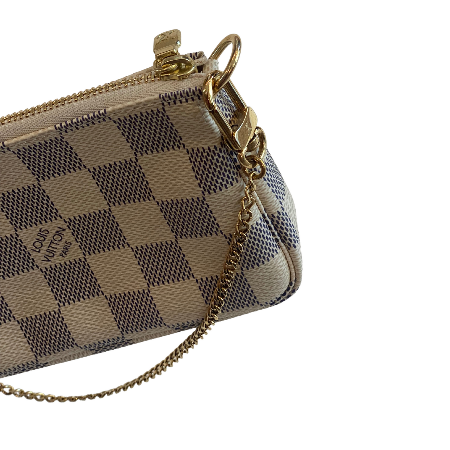 MINI POCHETTE ACCESSORISE DAMIER AZUR
