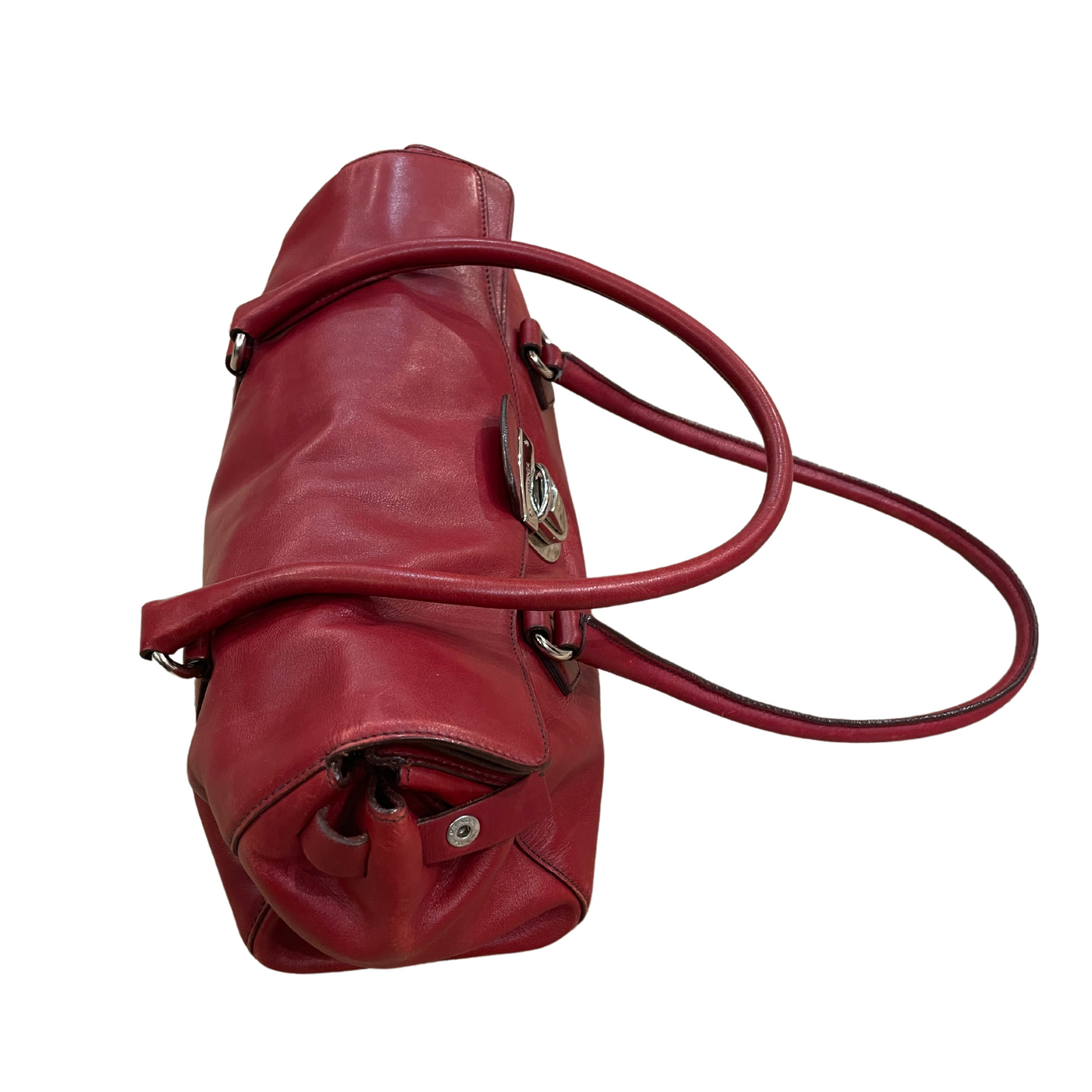 BAGUETTE PRADA VINTAGE ROSSA