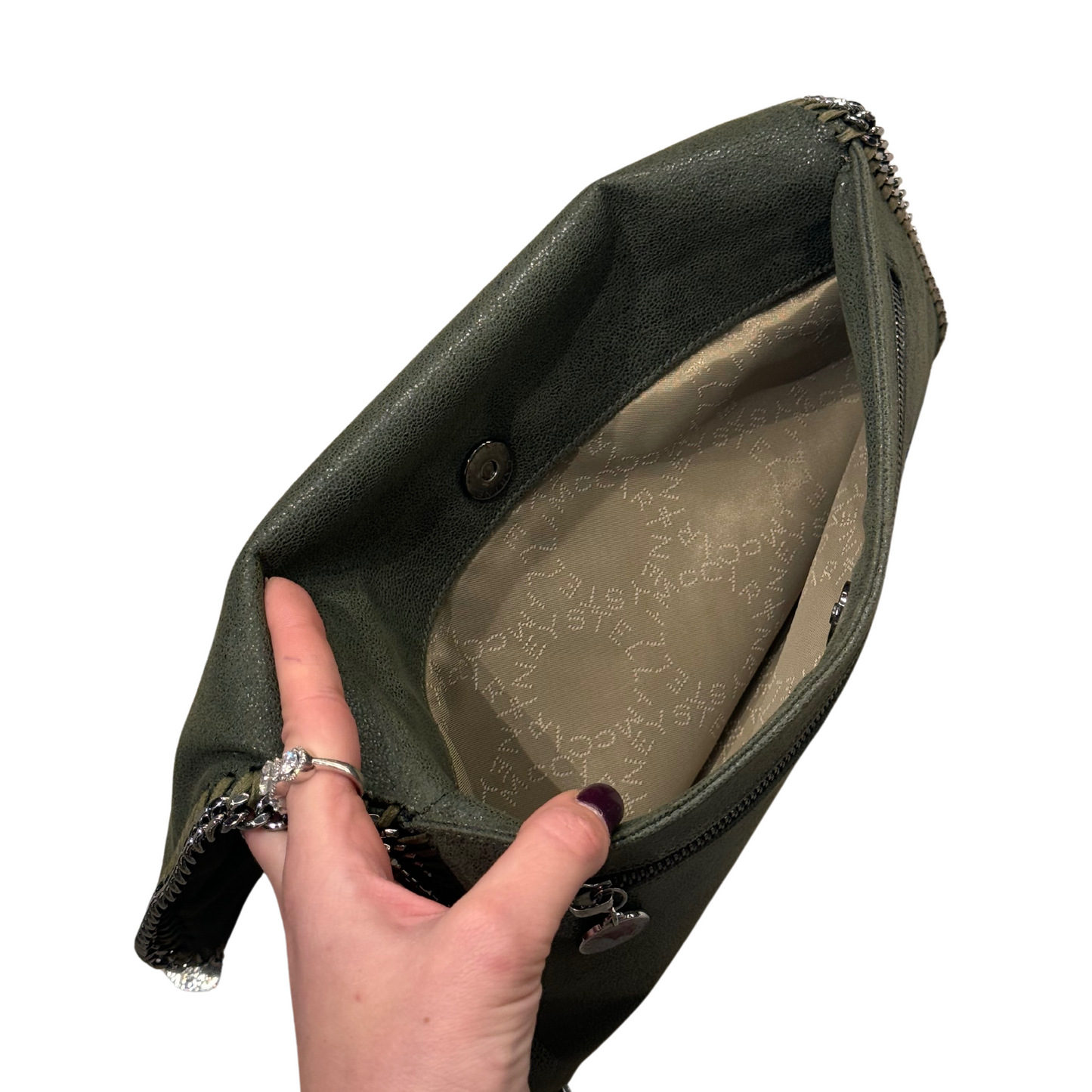 POCHETTE STELLA MCCARTNEY VERDE