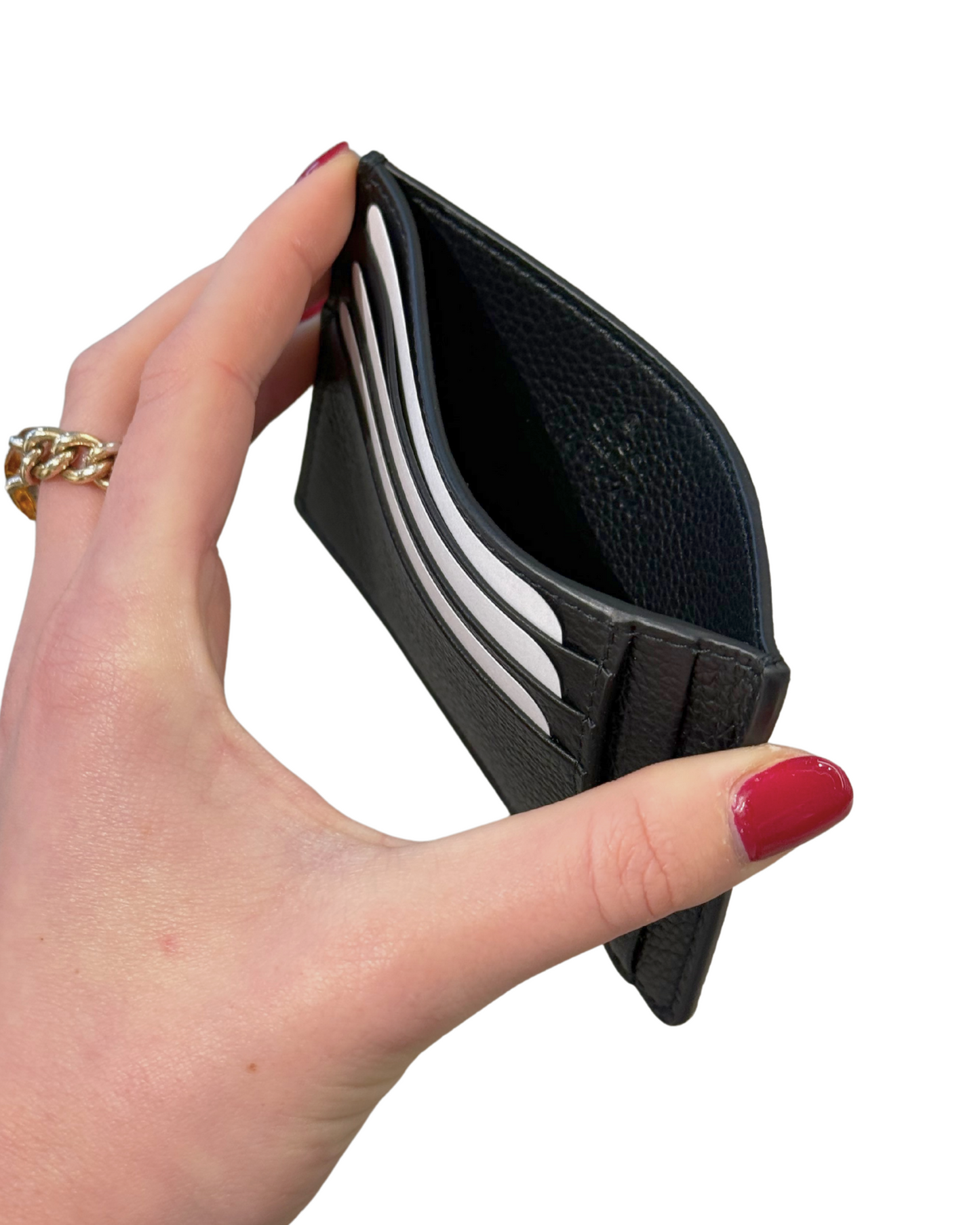 PORTACARTE GUCCI NERO JUMBO