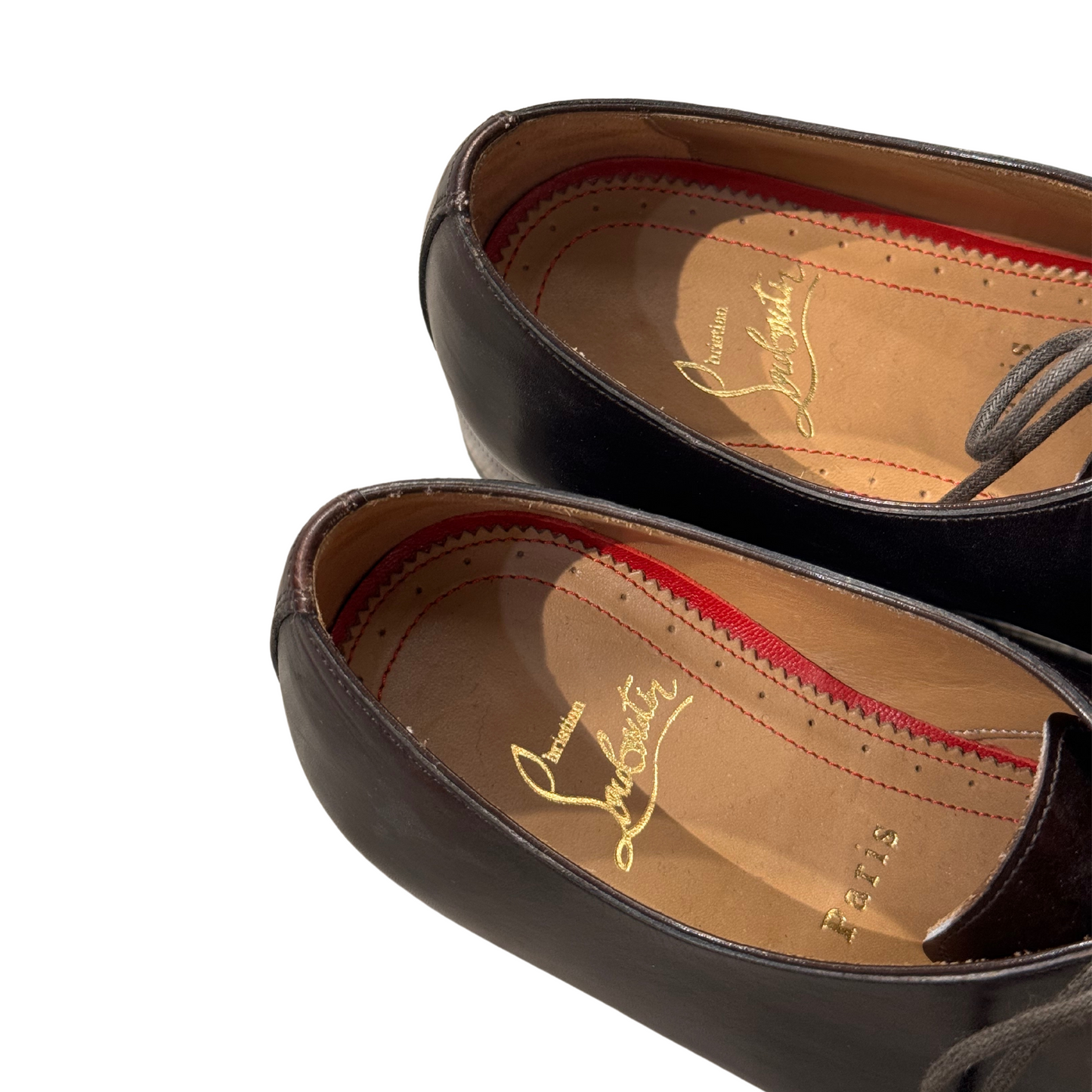 LOUBOUTIN STRINGATE MARRONE nr41
