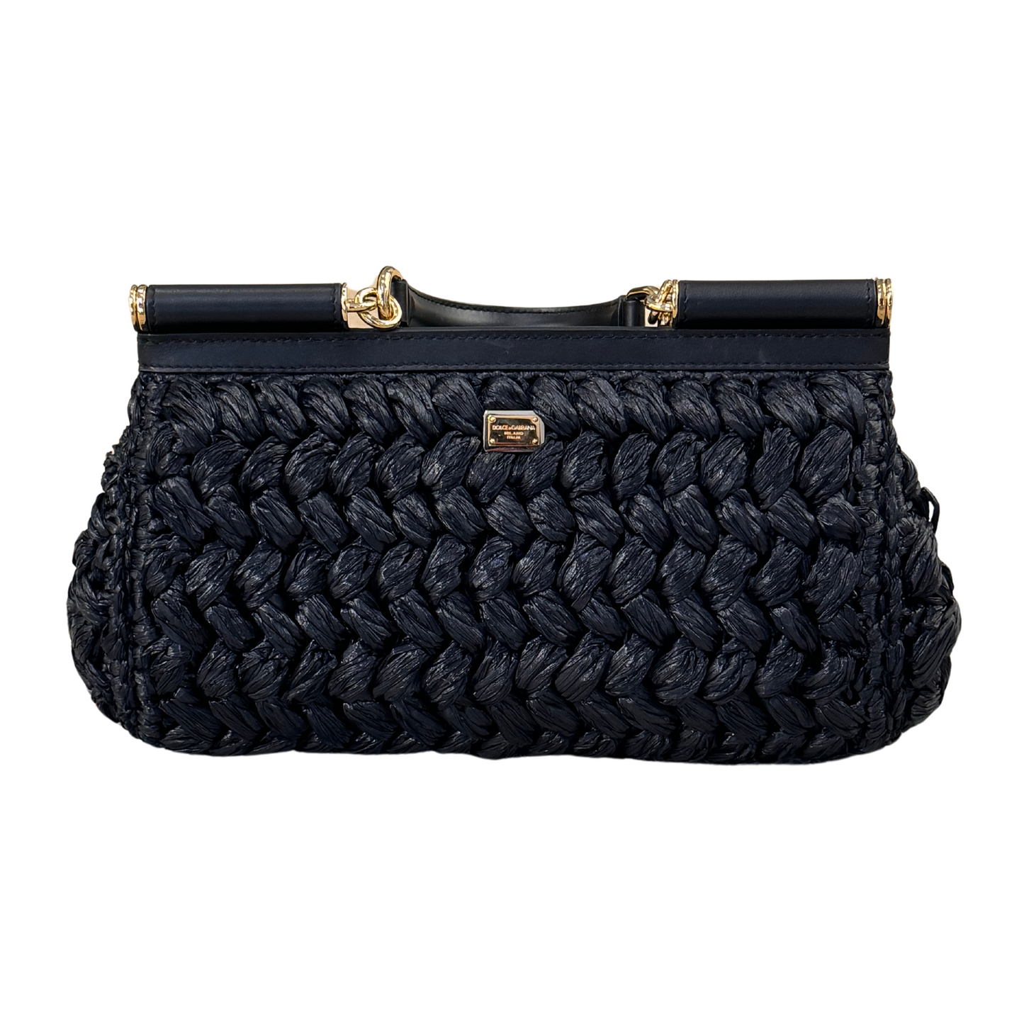 MISS SICILY RAFFIA NERA D&G