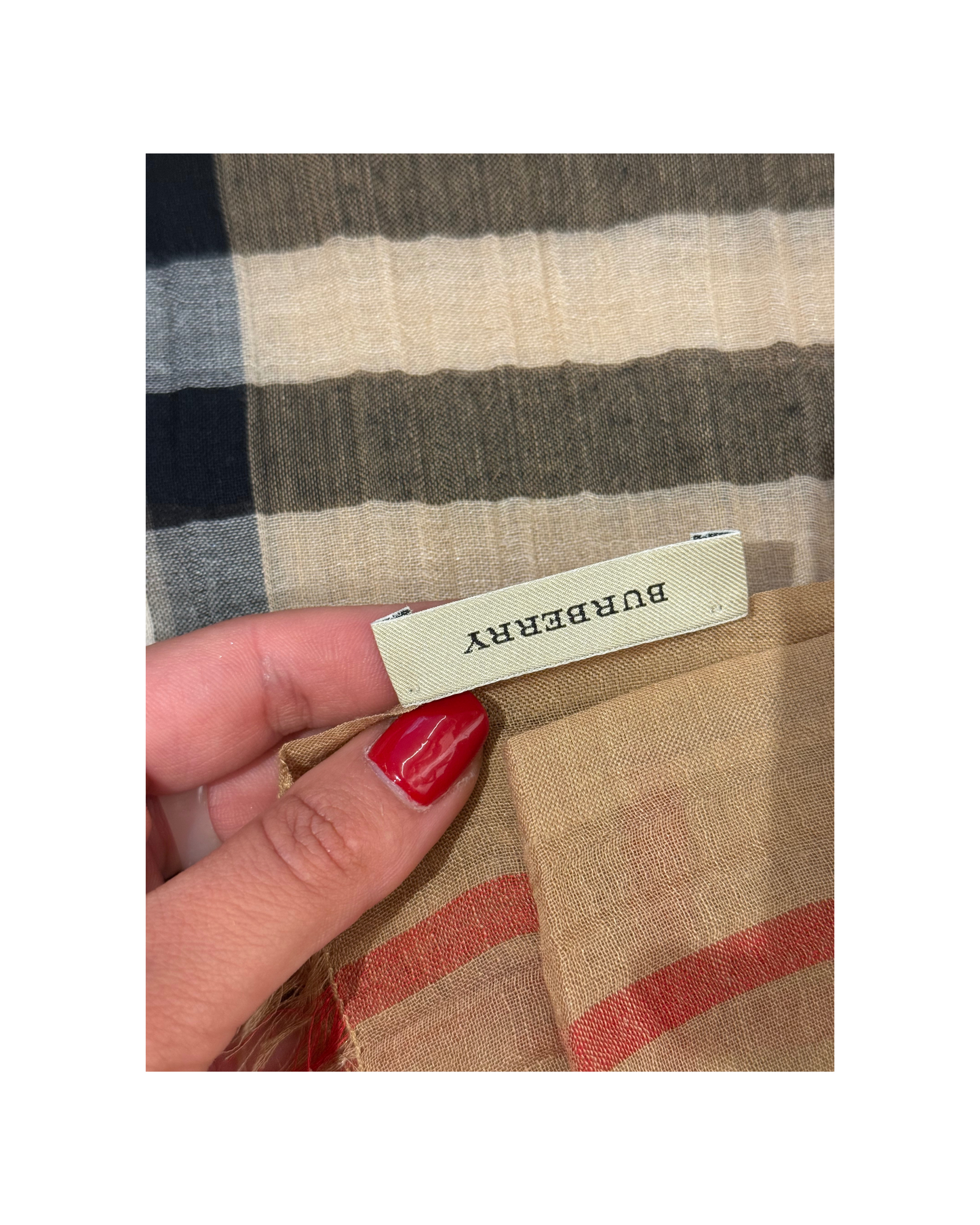 SCIARPA IN MISTO LANA BURBERRY