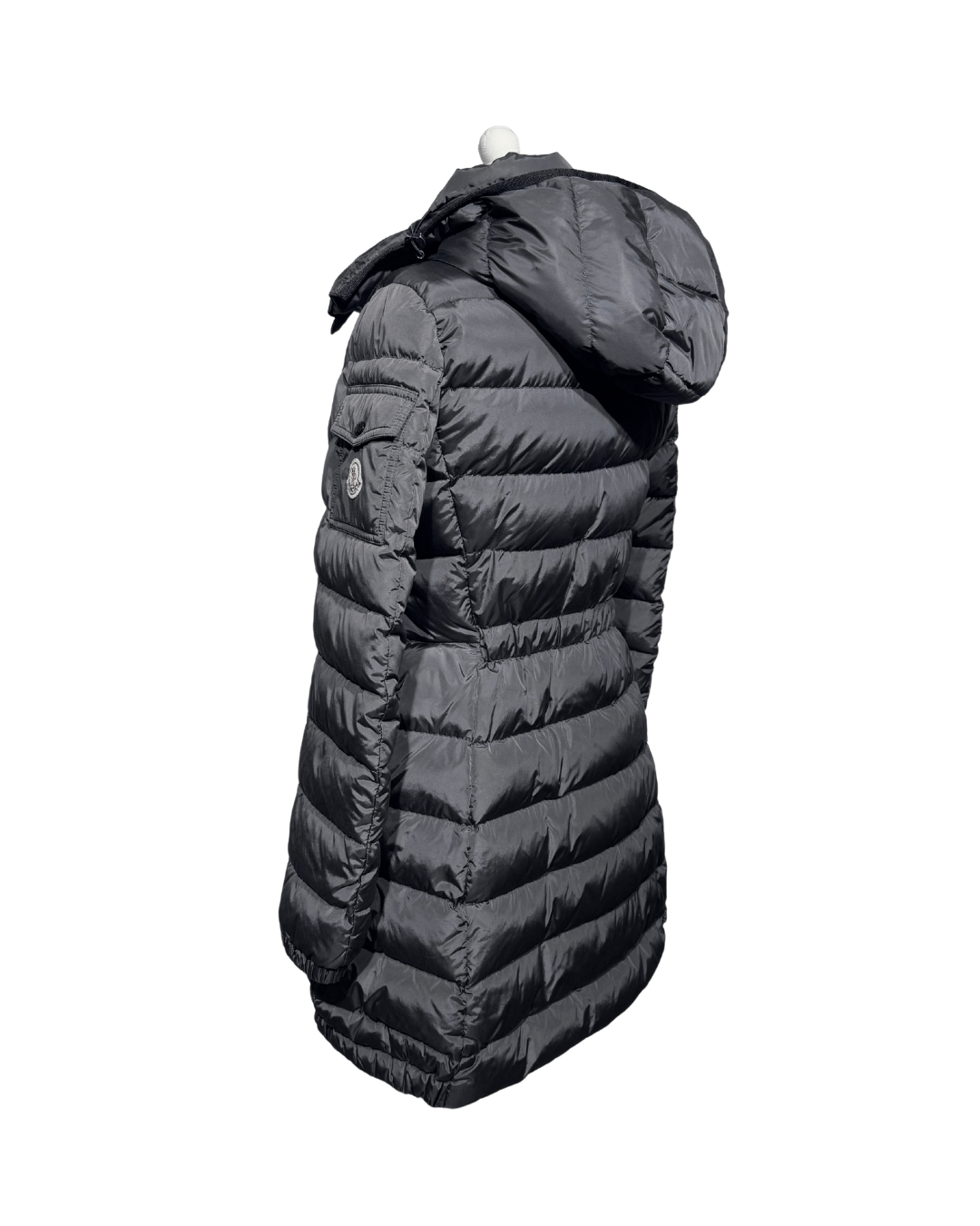 MONCLER LUNGO GRIGIO DONNA