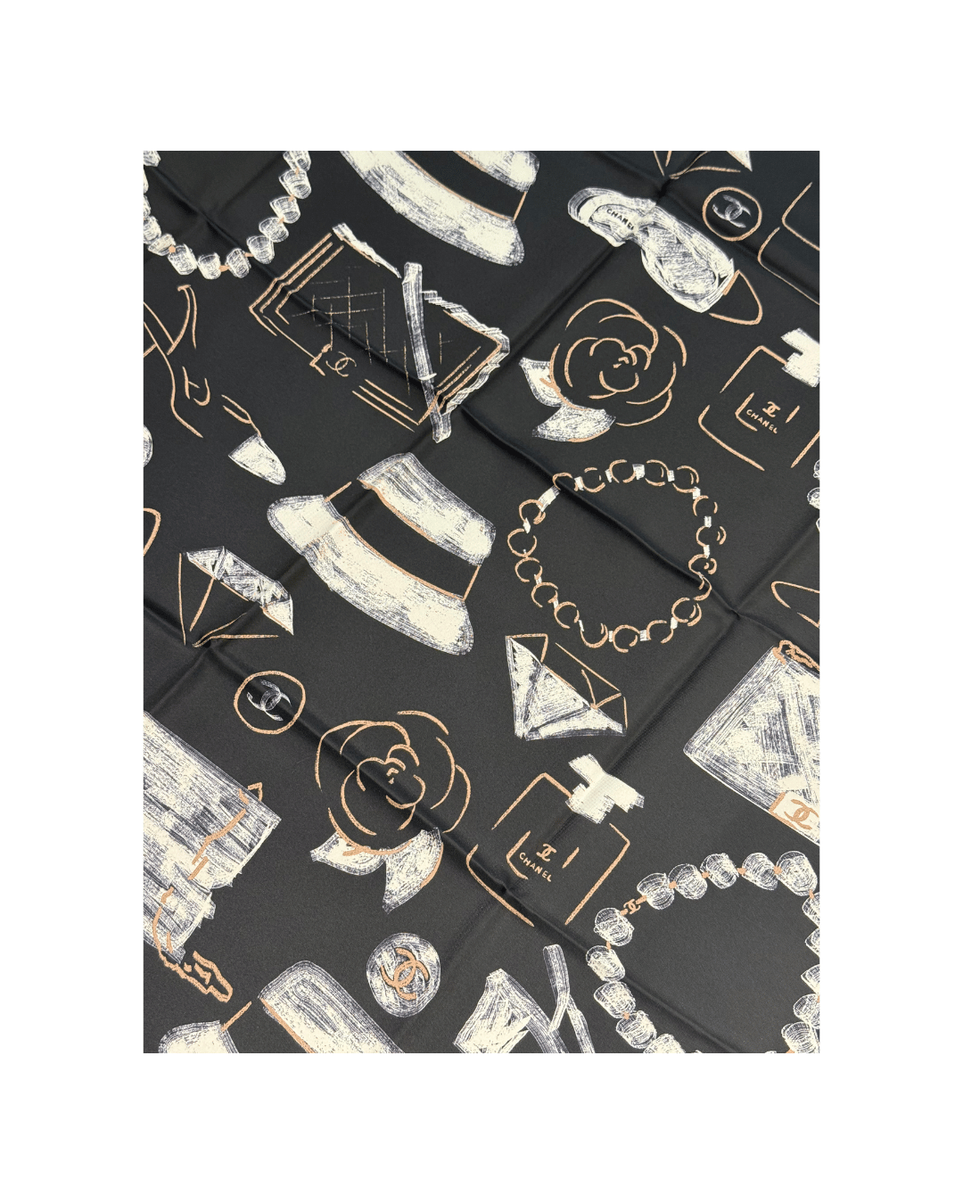 FOULARD CHANEL NERO