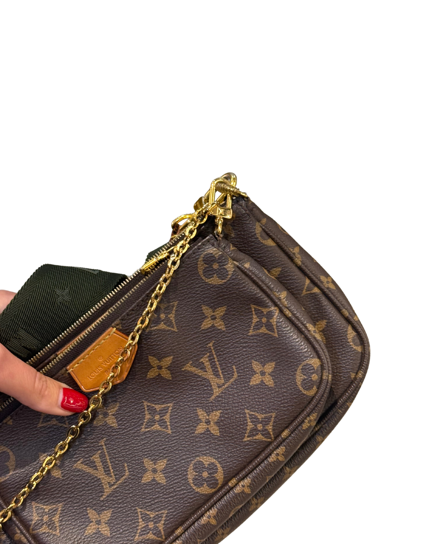 MULTIPOCHETTE LOUIS VUITTON TRACOLLA VERDE