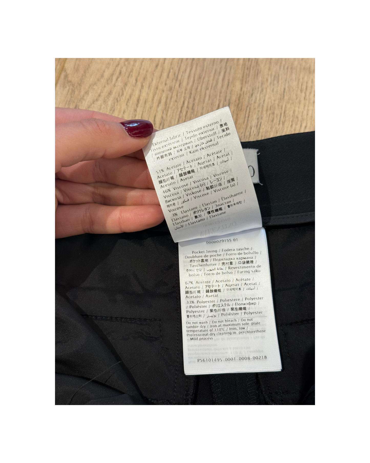 SHORTS VALENTINO NERI