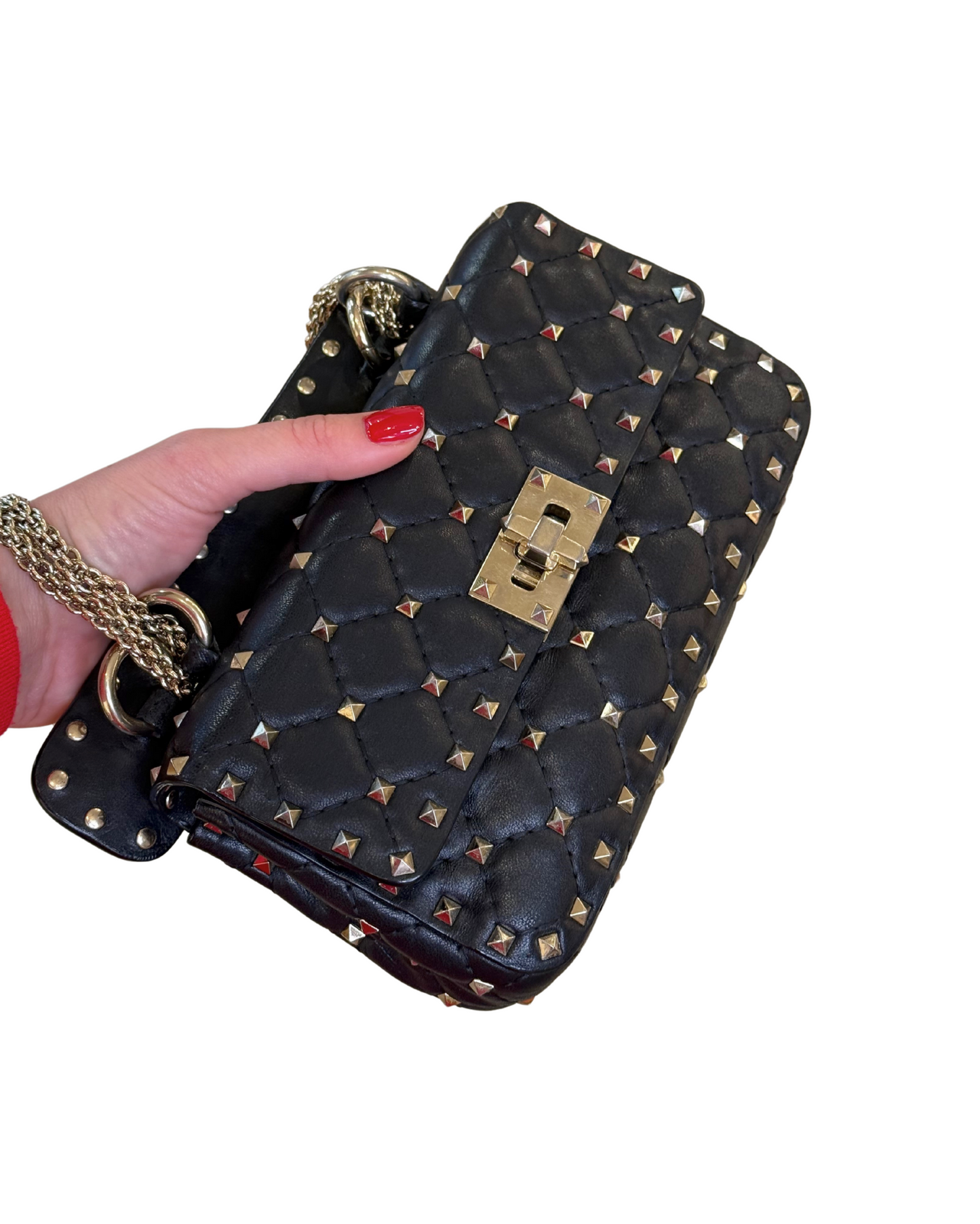 SPIKE SMALL NERA VALENTINO