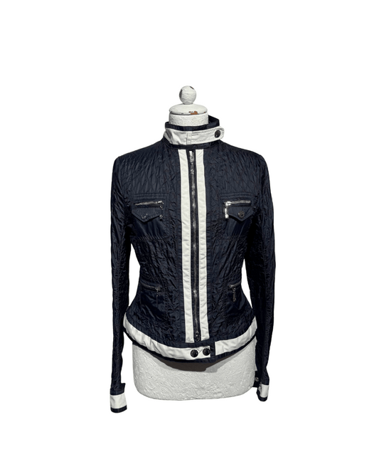 GIACCA BICOLORE MONCLER BIANCA E NERA