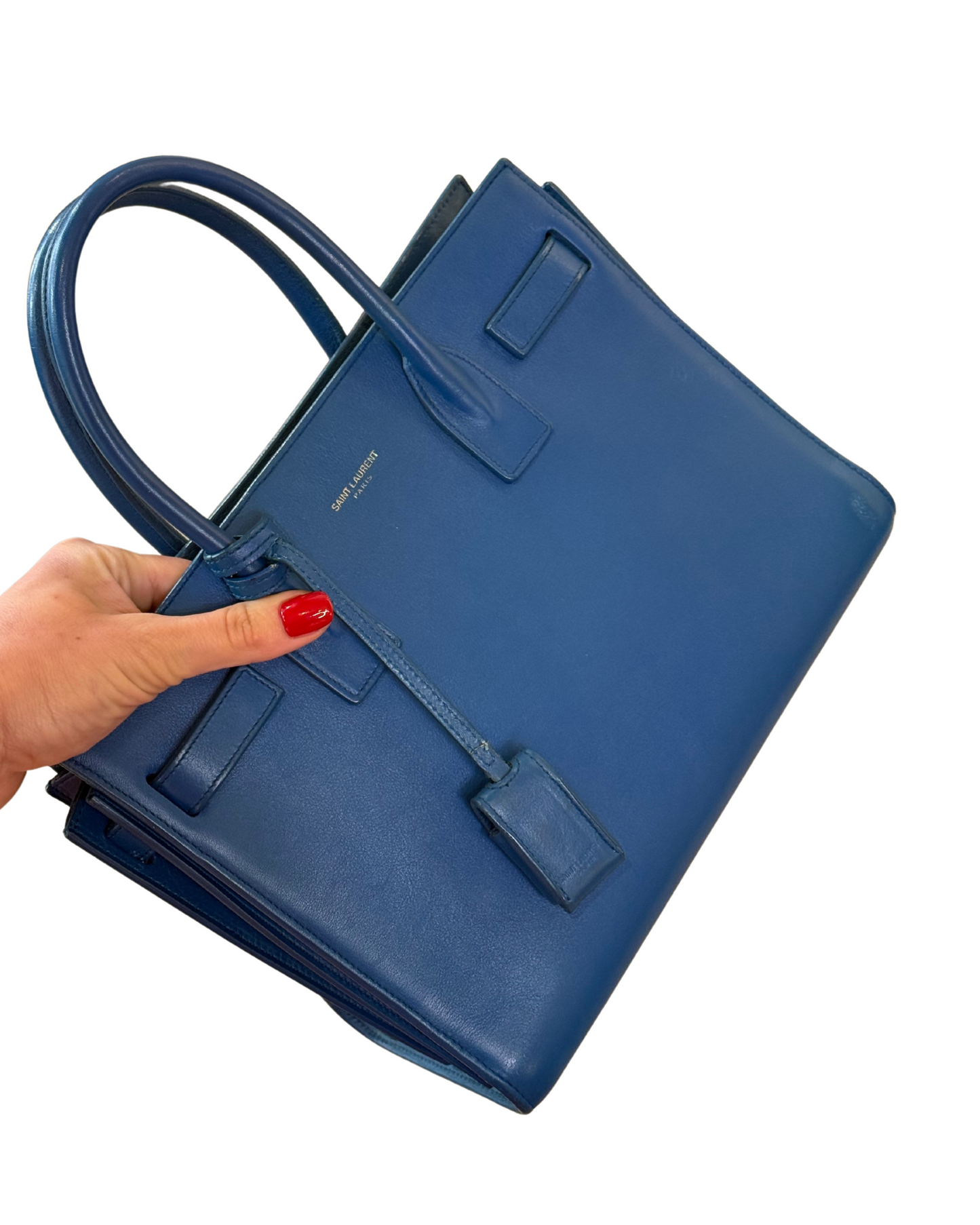 SAC DE JOUR SMALL BLU YSL