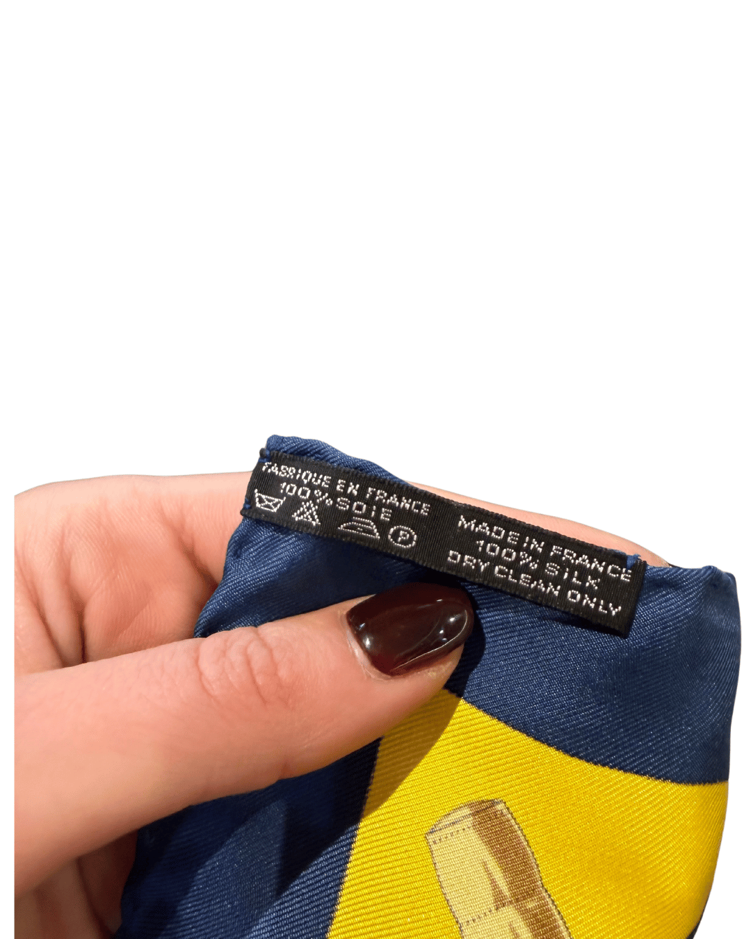 STRANGOLINO HERMES BLU E GIALLO