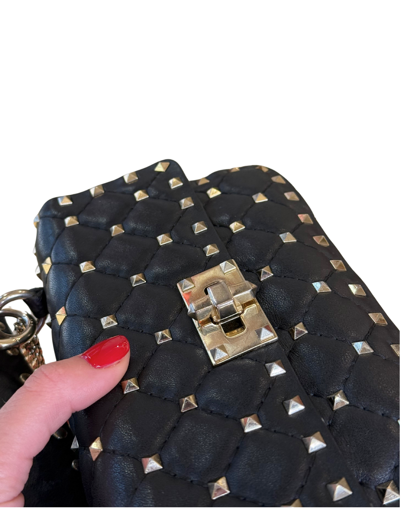 SPIKE SMALL NERA VALENTINO