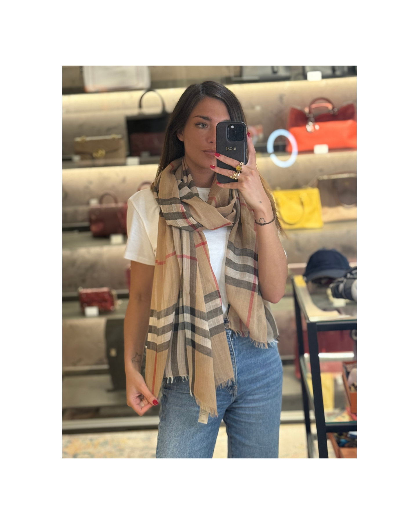 SCIARPA IN MISTO LANA BURBERRY