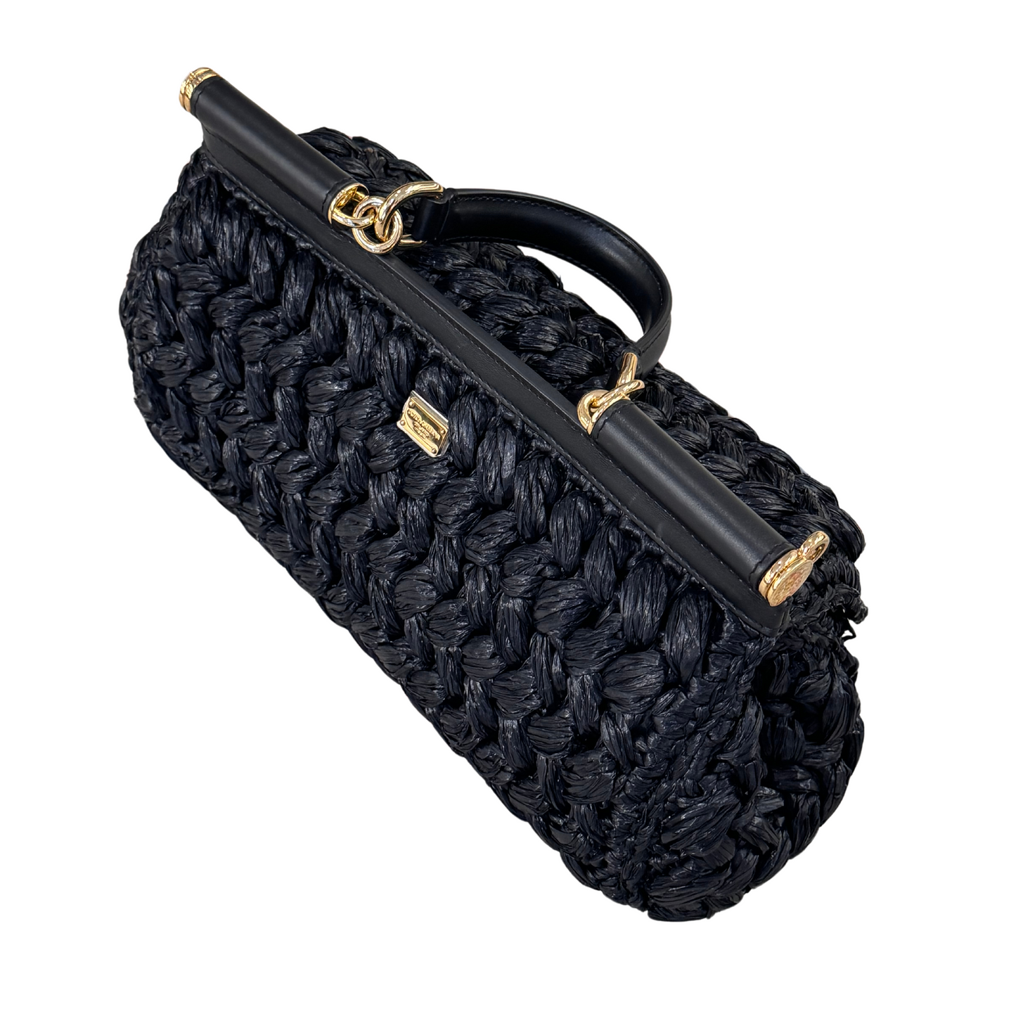 MISS SICILY RAFFIA NERA D&G
