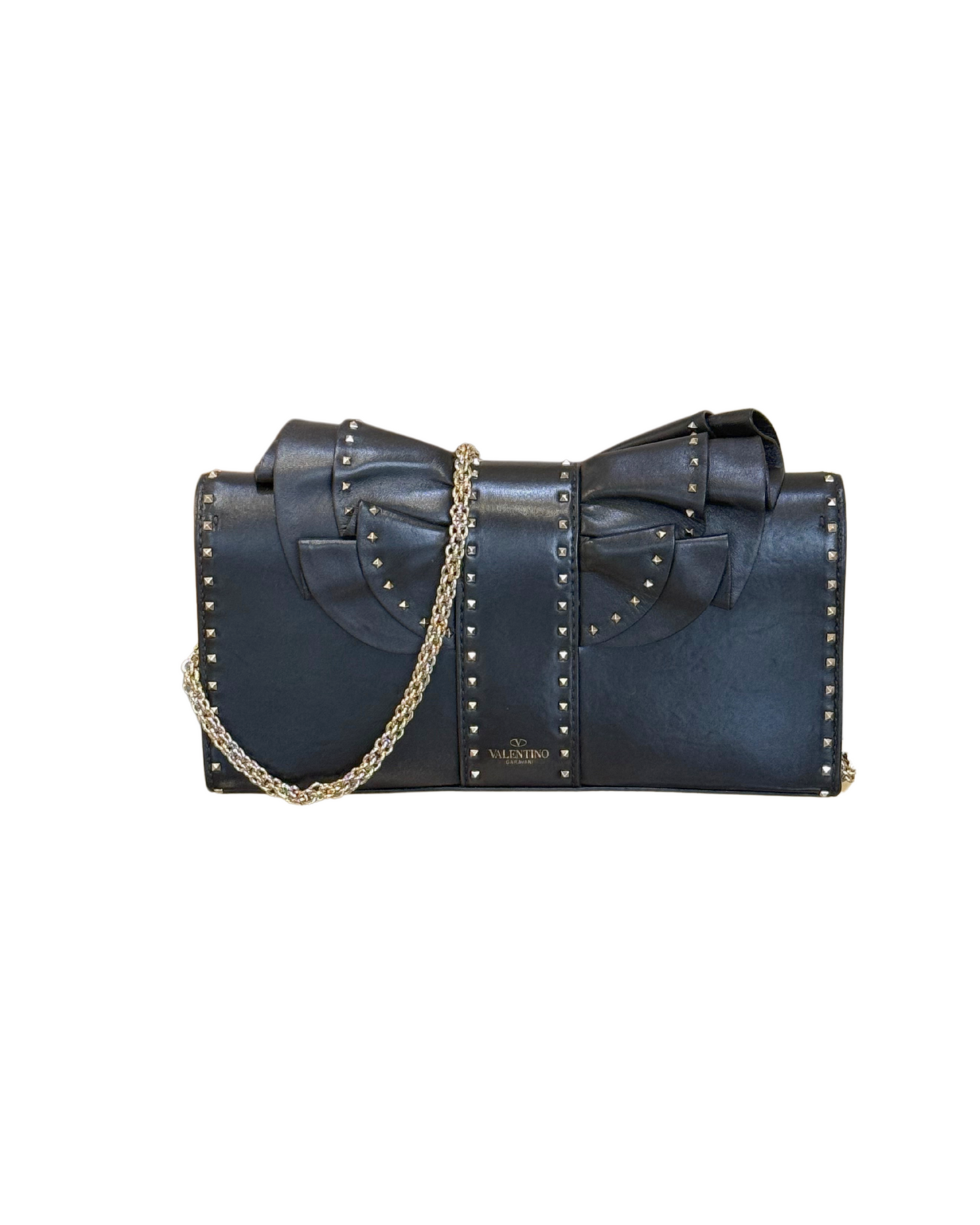 VALENTINO BLACK VERY V RUFFLE NERA