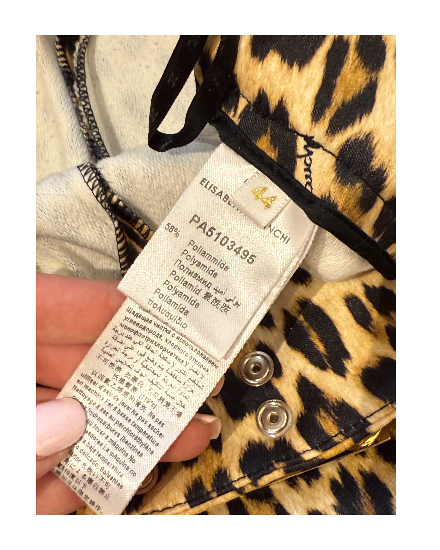 PANTALONI ANIMALIER ELISABETTA FRANCHI