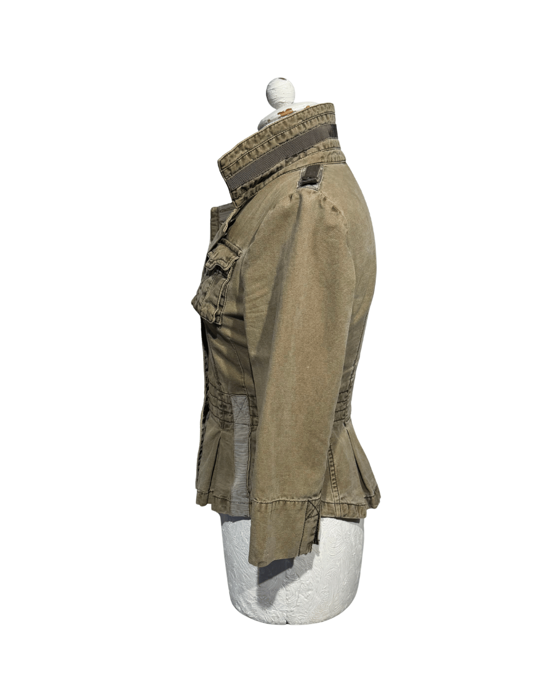 GIACCA MAX&CO COTONE KAKI Tg 40