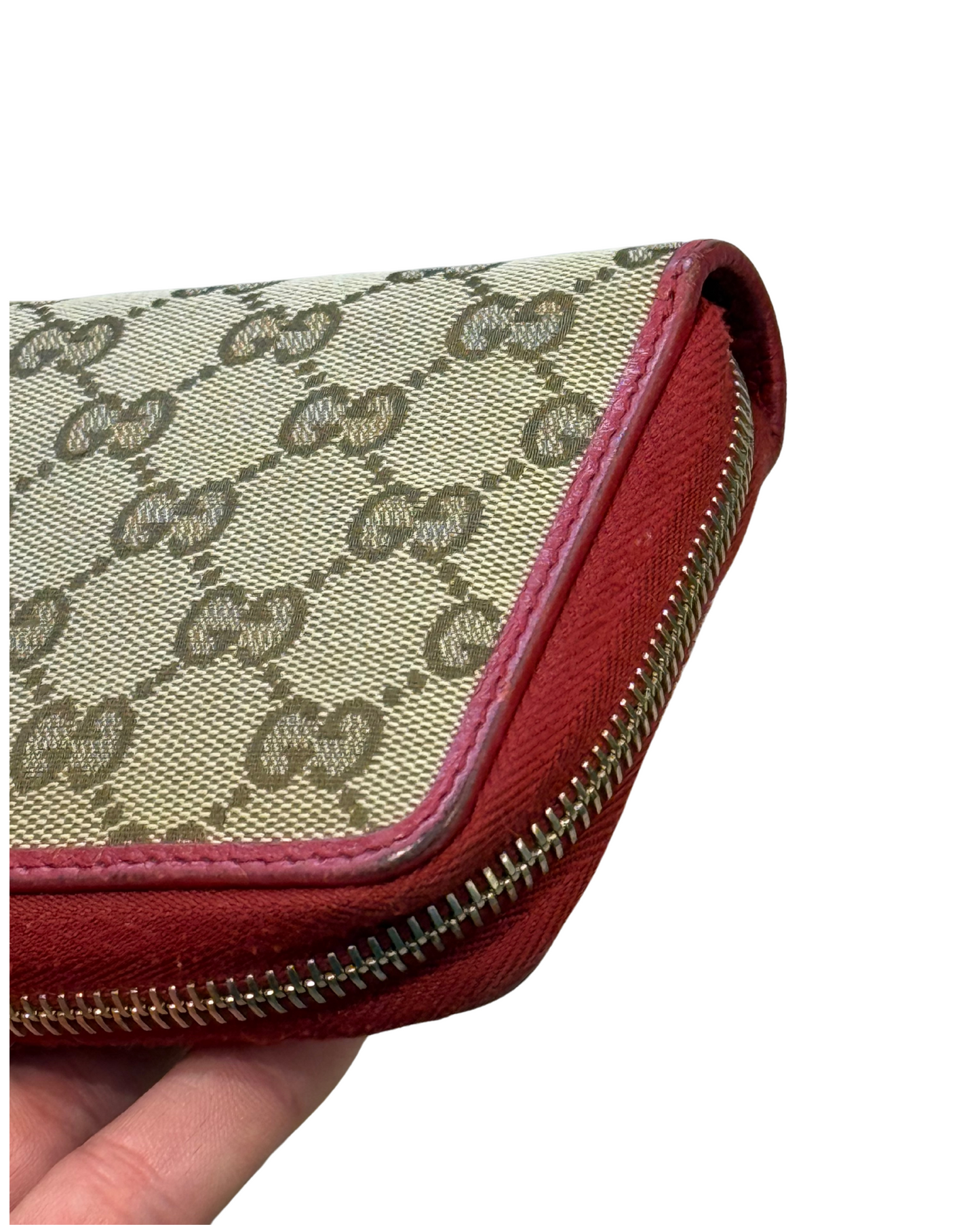 PORTAFOGLIO GUCCI RIFINITURE ROSSE