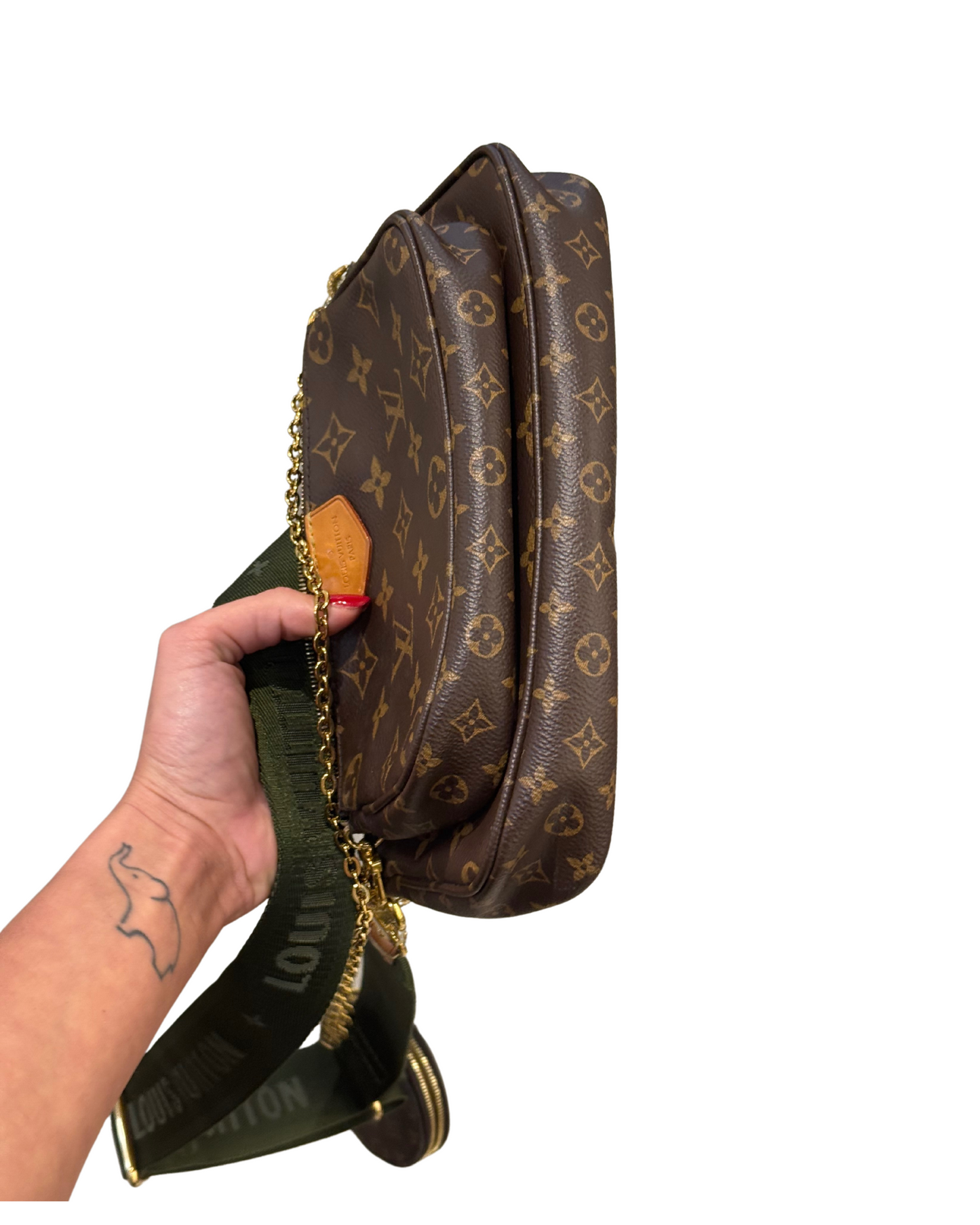 MULTIPOCHETTE LOUIS VUITTON TRACOLLA VERDE