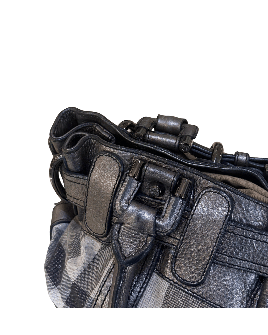 BORSA BURBERRY METALIZZATA