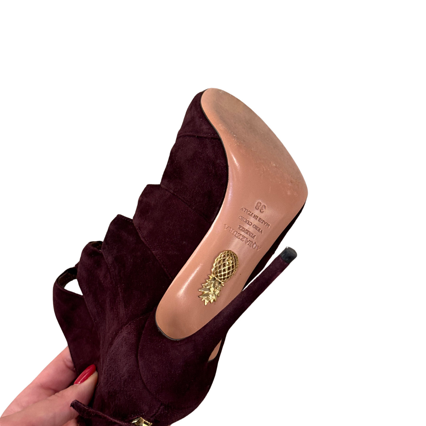 SANDALI AQUAZZURRA BURGUNDY