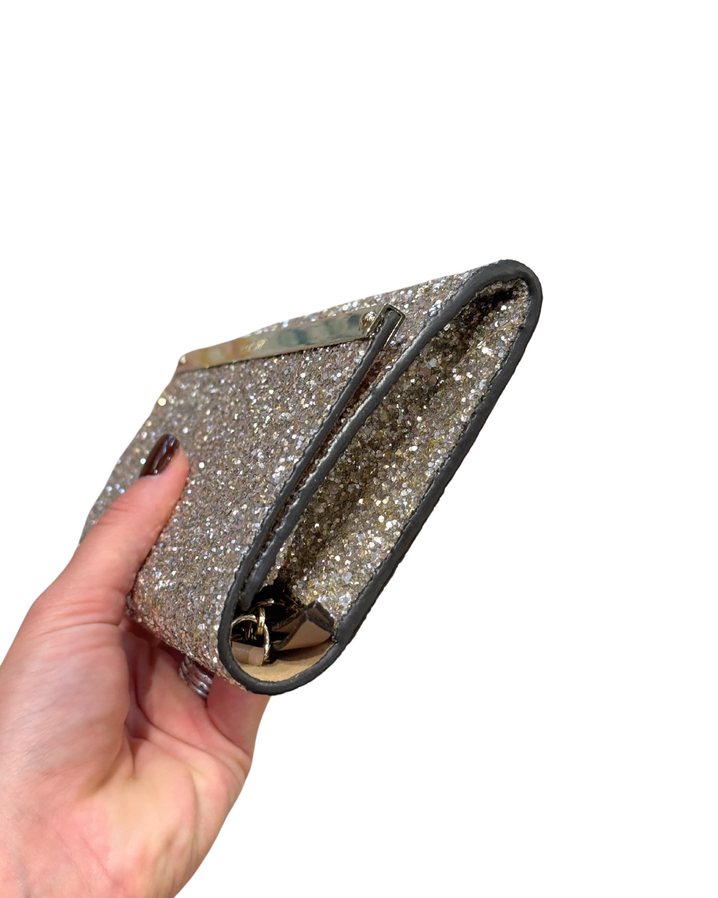 POCHETTE JIMMY CHOO GLITTER