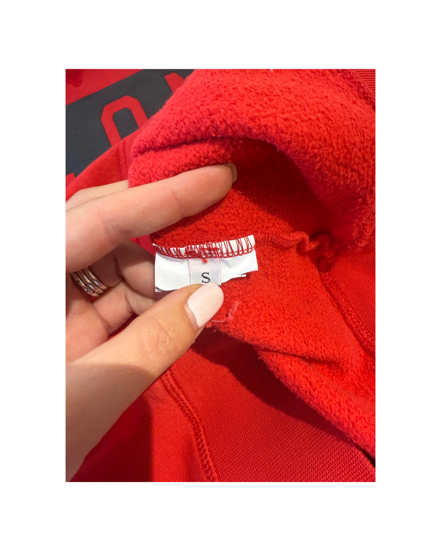 FELPA UOMO DSQUARED2 ROSSA