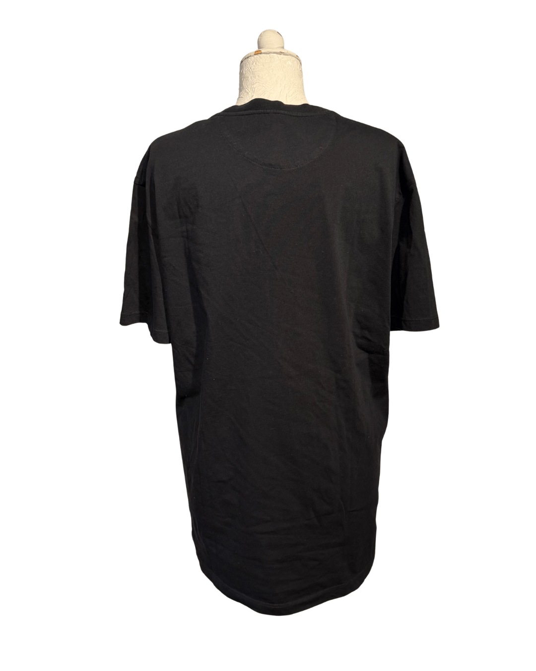TSHIRT VALENTINO NERA SCRITTA GIALLA Tg XL