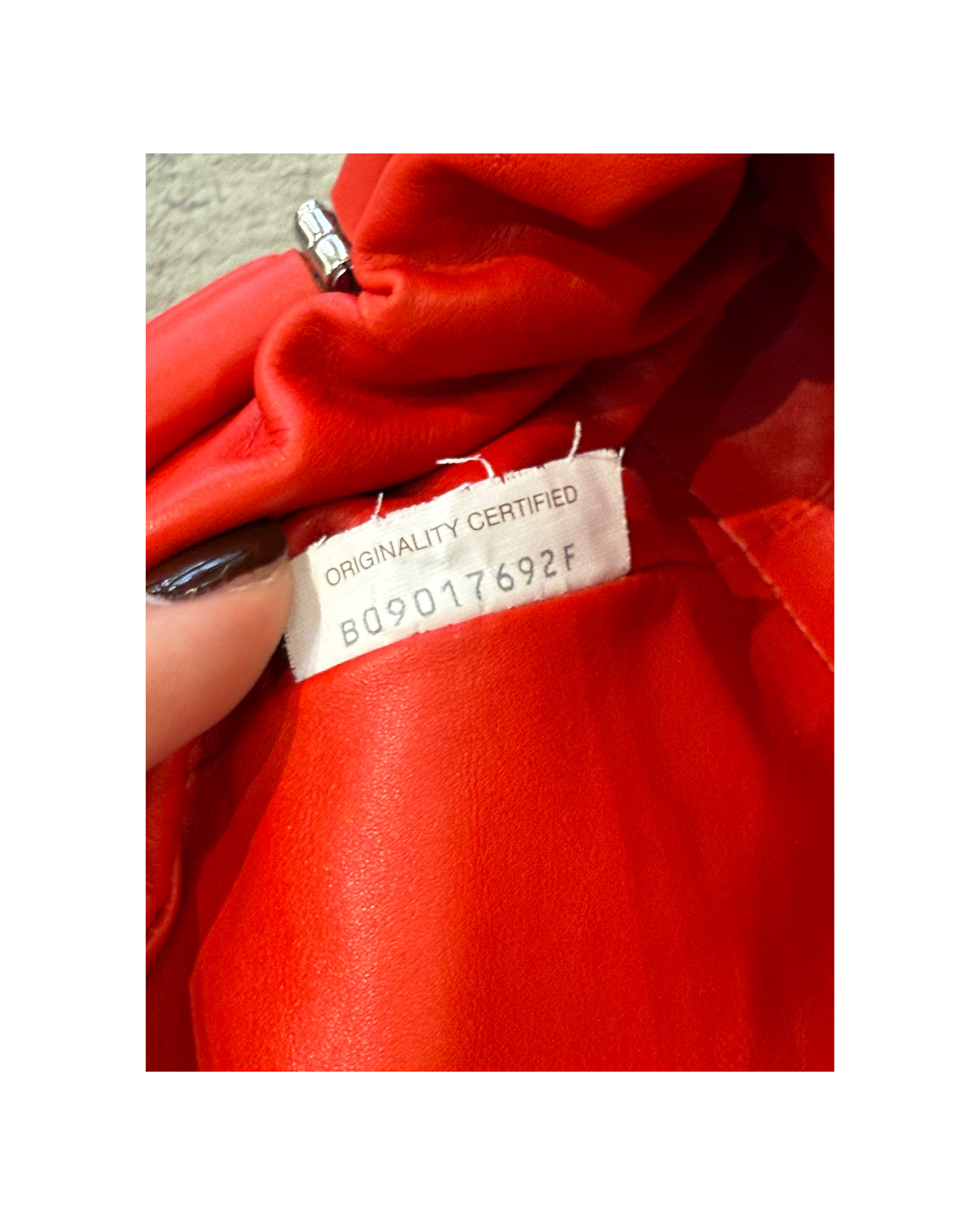MINI POUCH BOTTEGA VENETA ROSSA