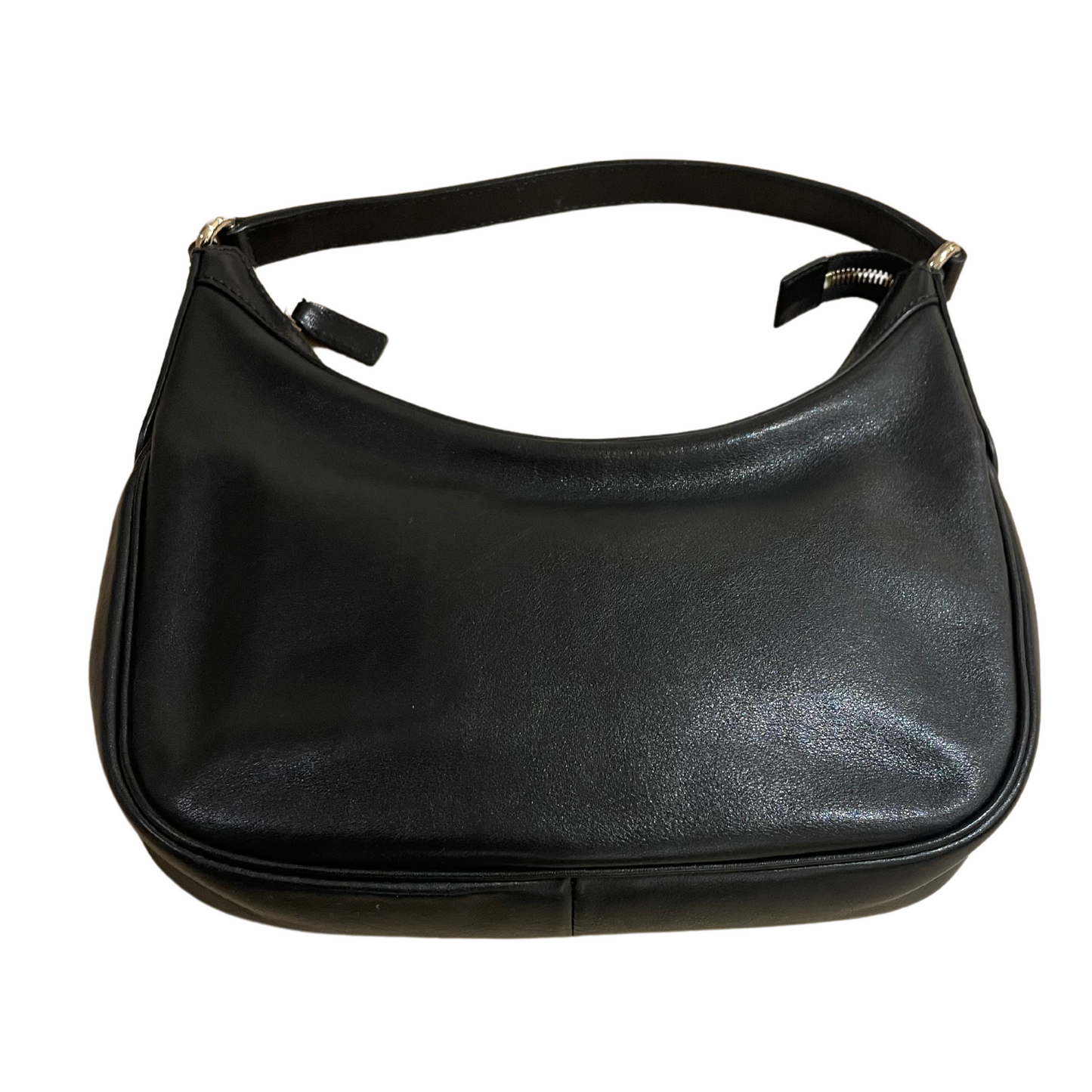 MEZZALUNA GUCCI PELLE NERA