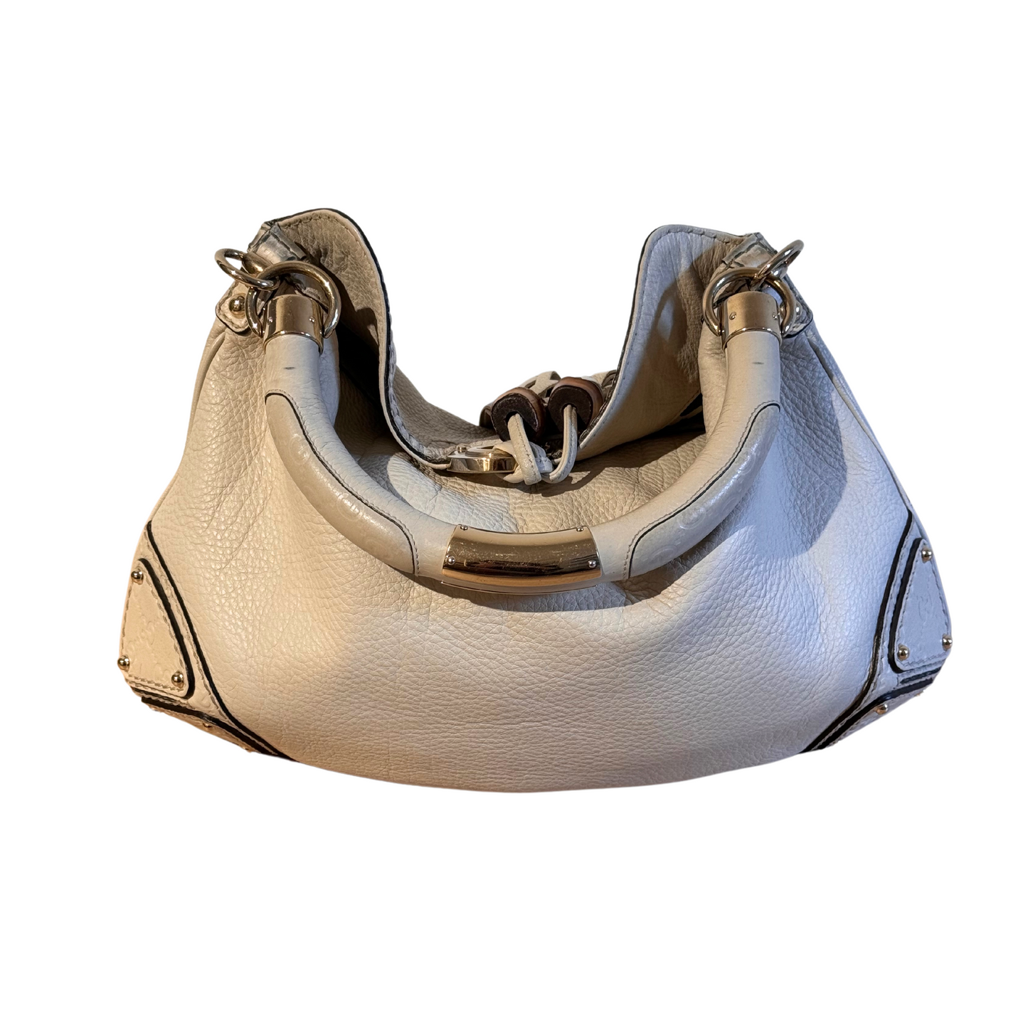 HOBO INDY GUCCI PELLE CREMA