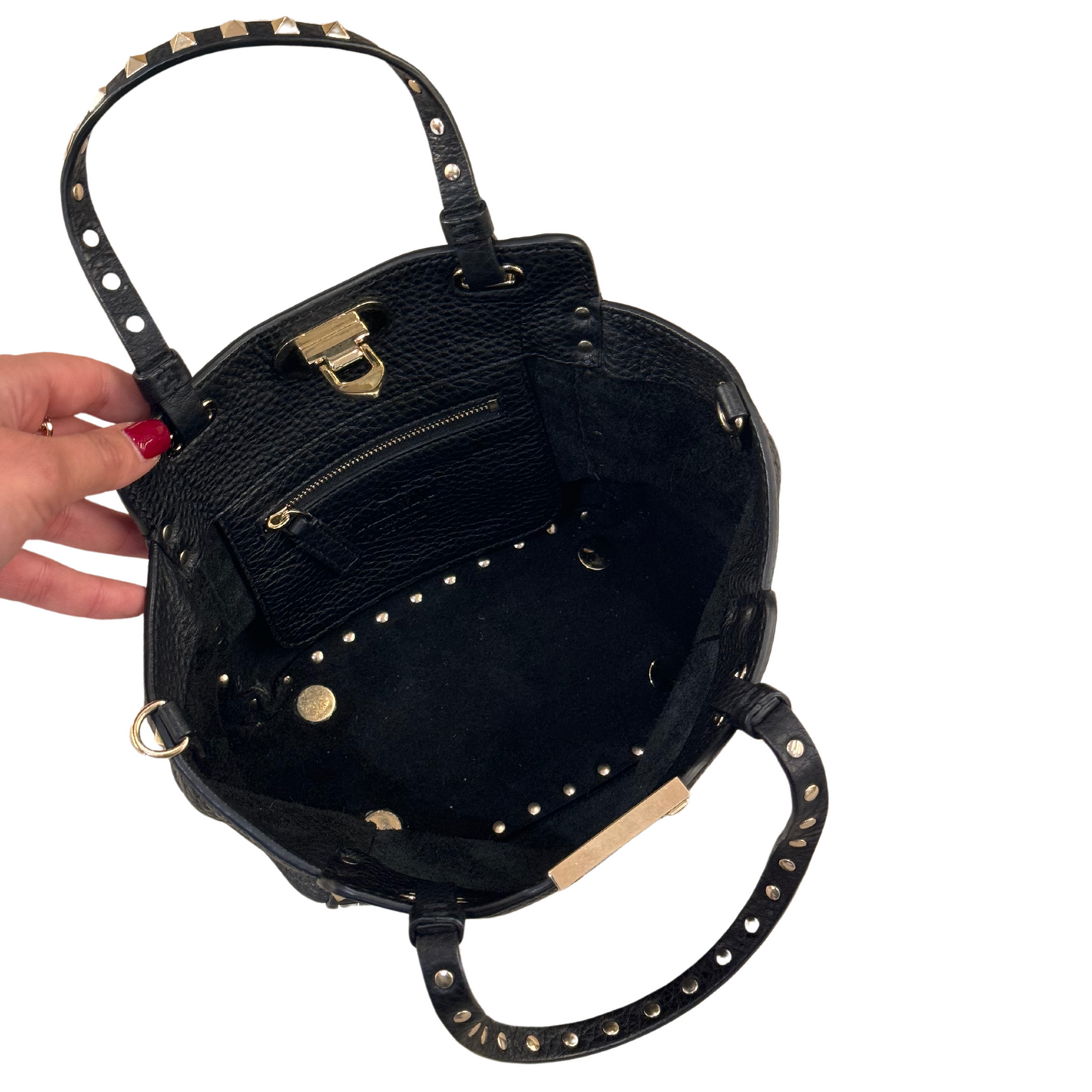 MINI VALENTINO ROCKSTUD NERA