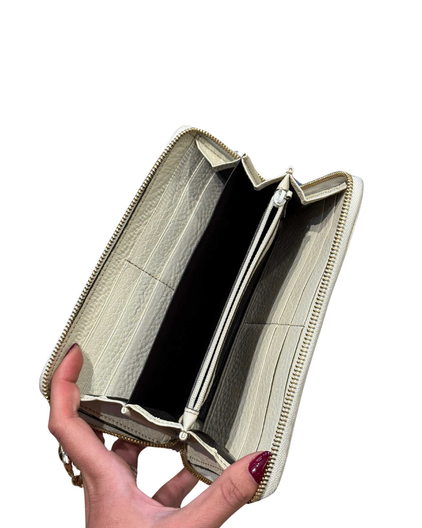 PORTAFOGLIO GUCCI SOHO AVORIO