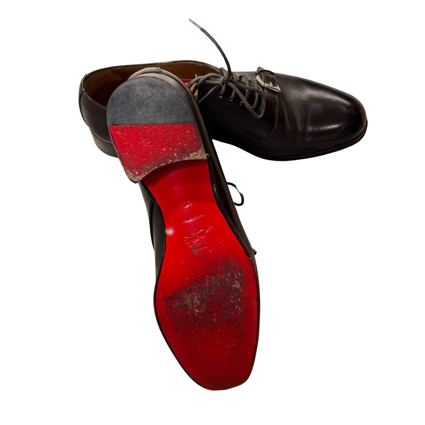 LOUBOUTIN STRINGATE MARRONE nr41