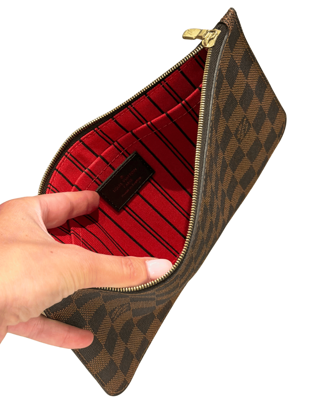 POCHETTE PIATTA DAMIER EBENE LOUIS VUITTON
