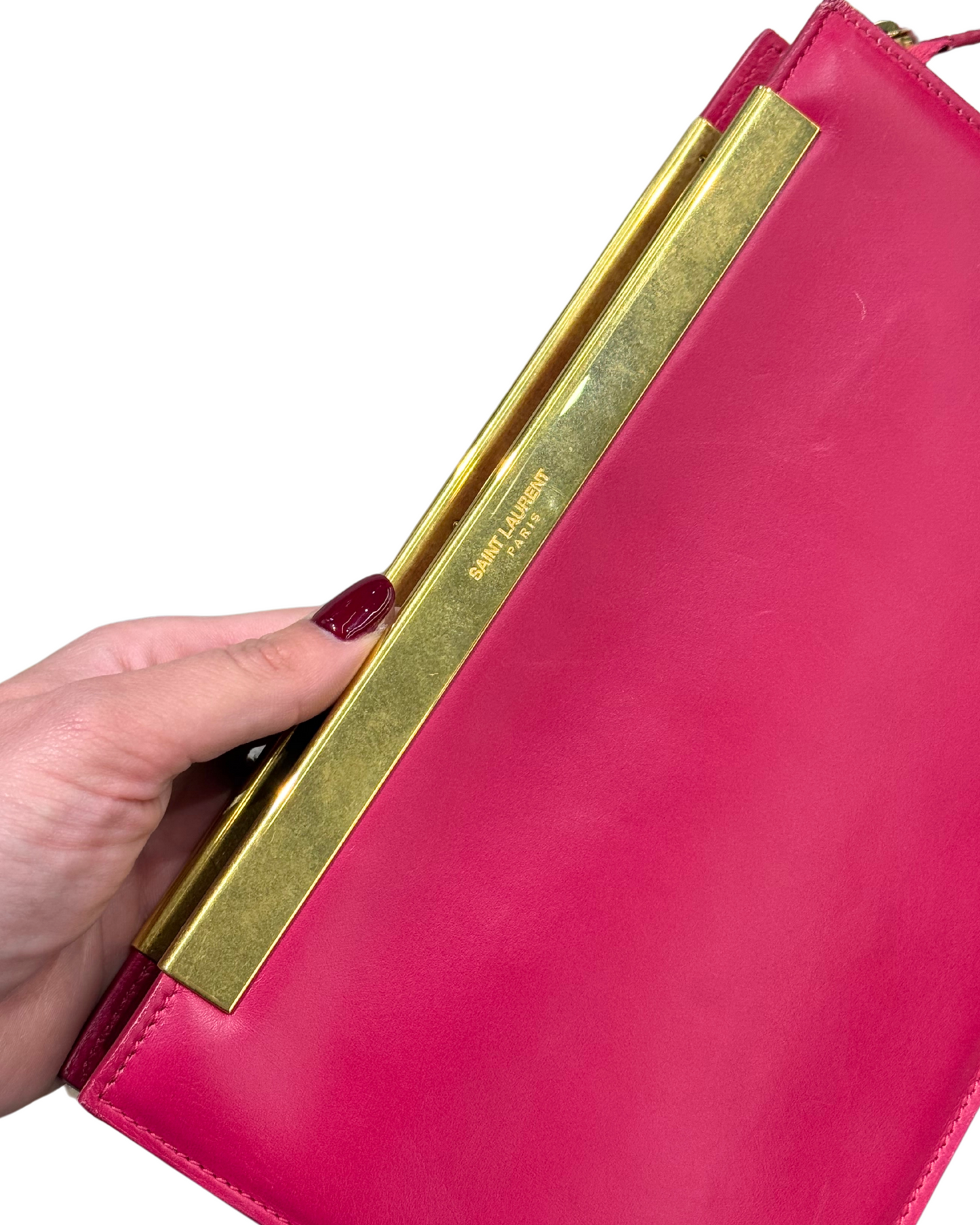 POCHETTE YSL FUCSIA