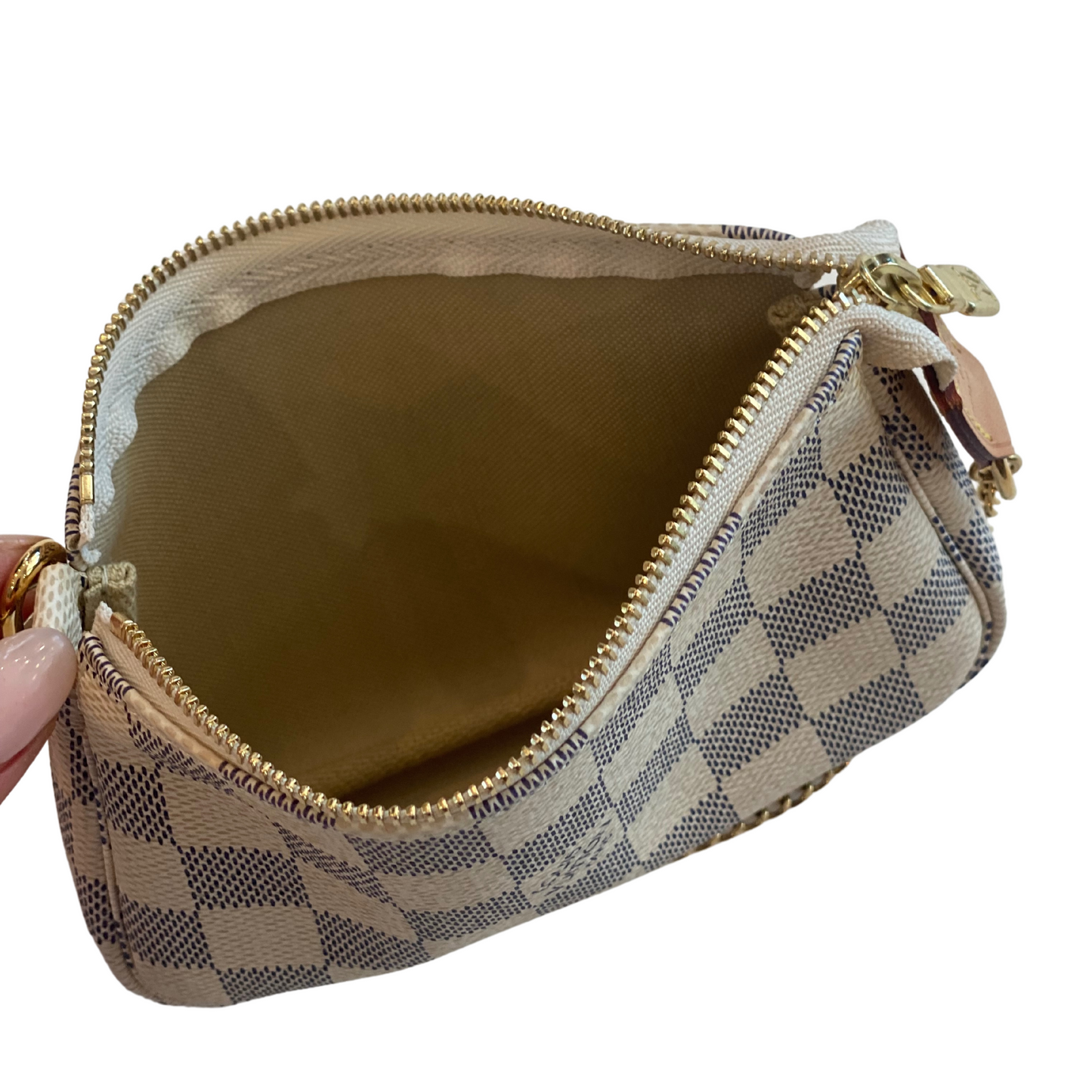 MINI POCHETTE ACCESSORISE DAMIER AZUR