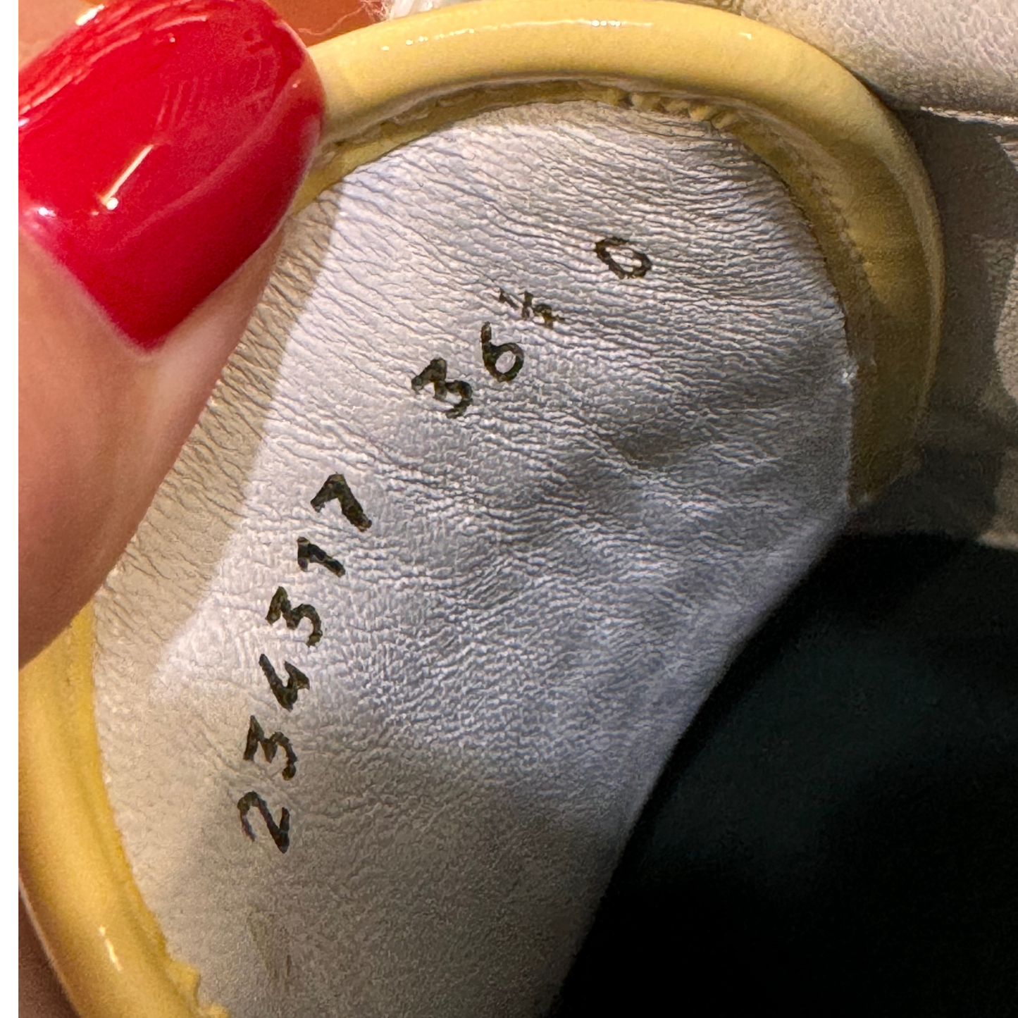SNEAKERS GUCCI RIFINITURE GIALLE nr36.5