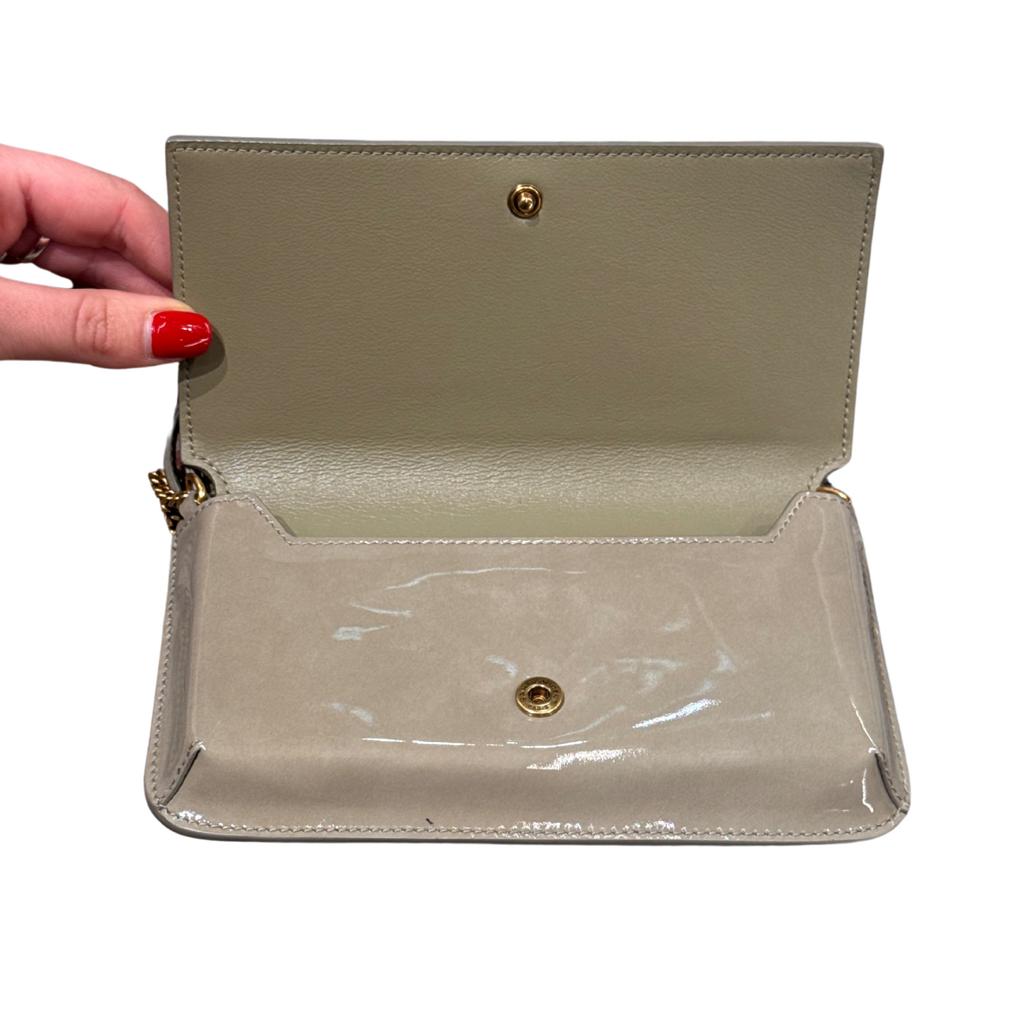 POCHETTE YSL VERNIS VERDE SALVIA