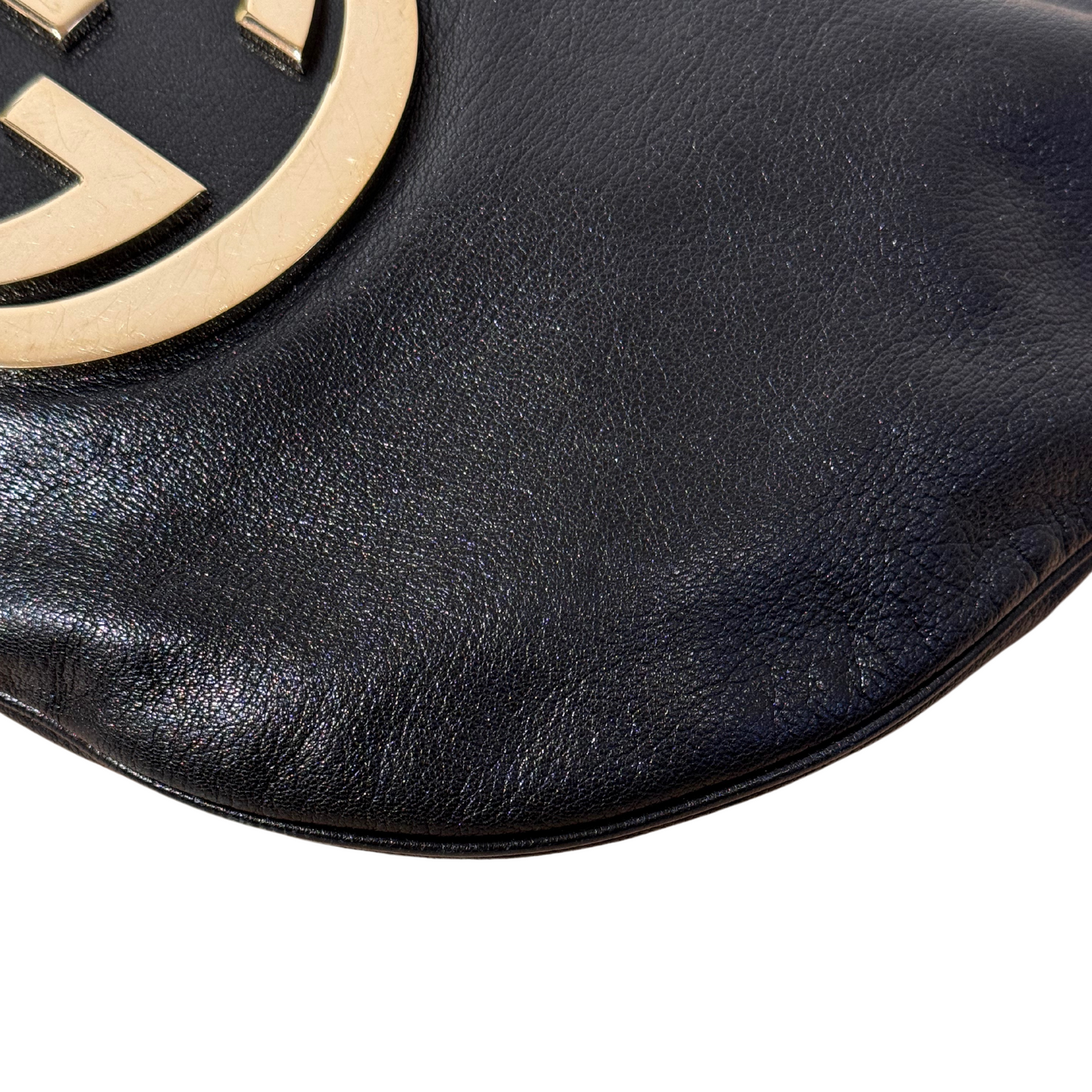 MEZZALUNA GUCCI IN PELLE