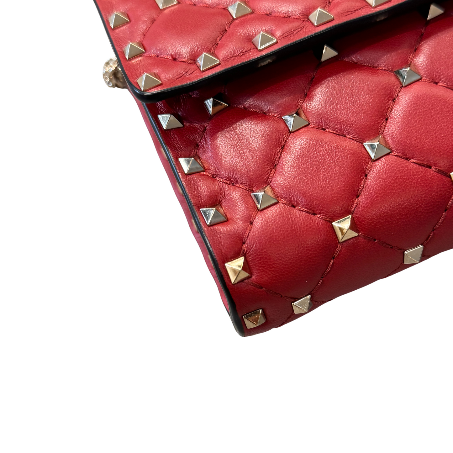 POCHETTE VALENTINO SPIKE ROSSA