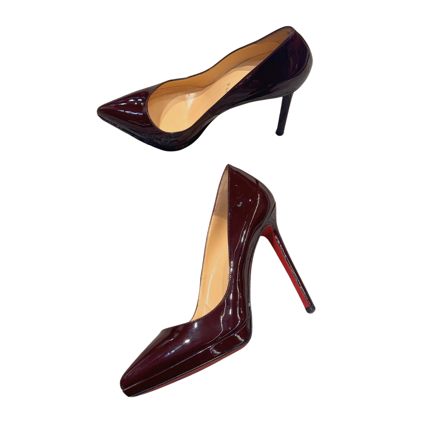 LOUBOUTIN BORDEAUX/MARRONI nr39
