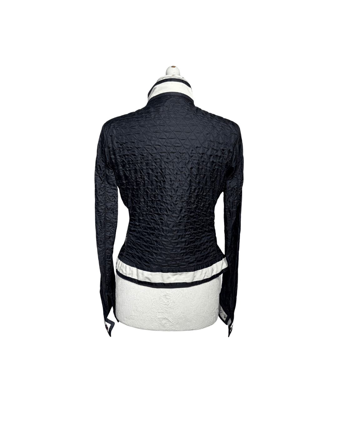 GIACCA BICOLORE MONCLER BIANCA E NERA