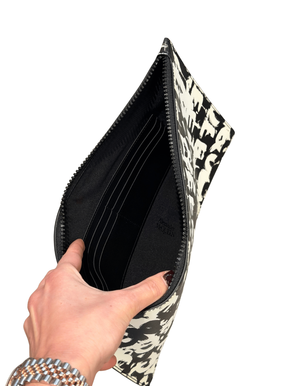 POCHETTE ALEXANDER MCQUEEN UNISEX GRAFFITI
