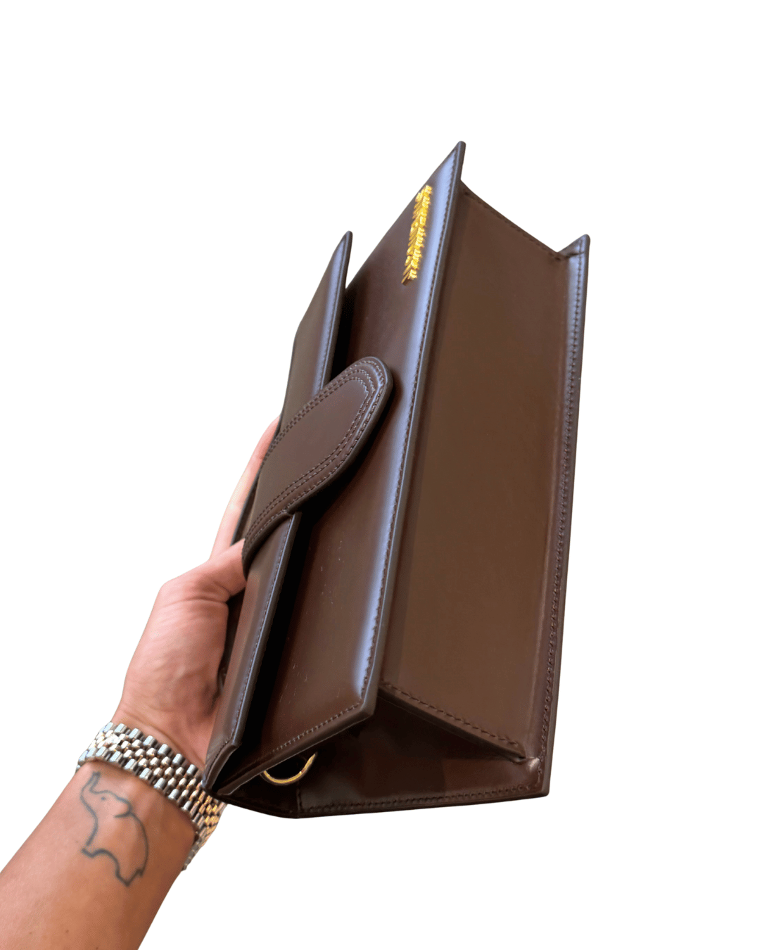 JACQUEMUS LE GRAND BAMBINO CIOCCOLATO