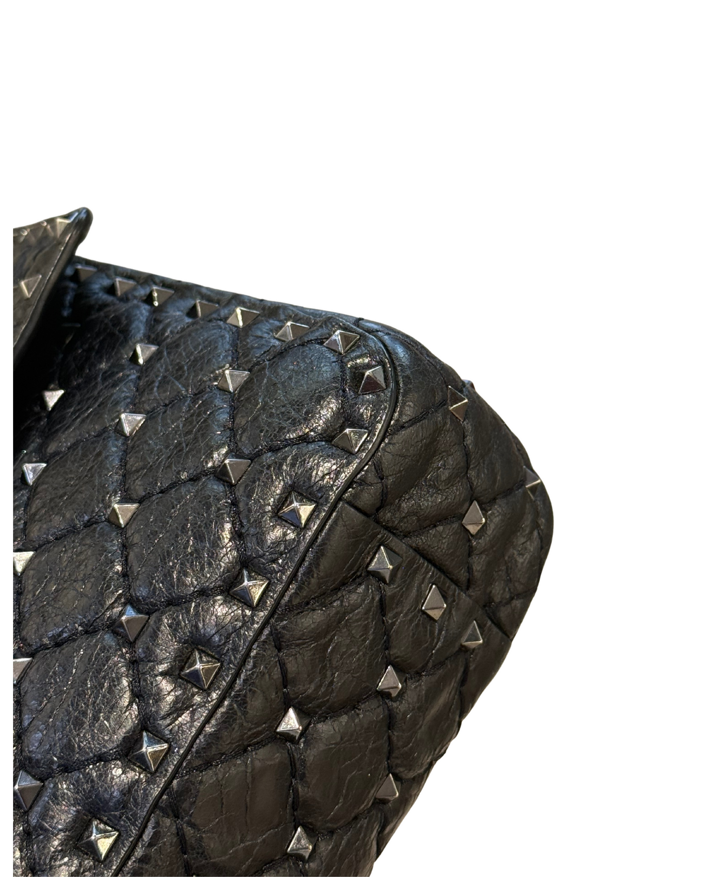 VALENTINO SPIKE MEDIA NERA