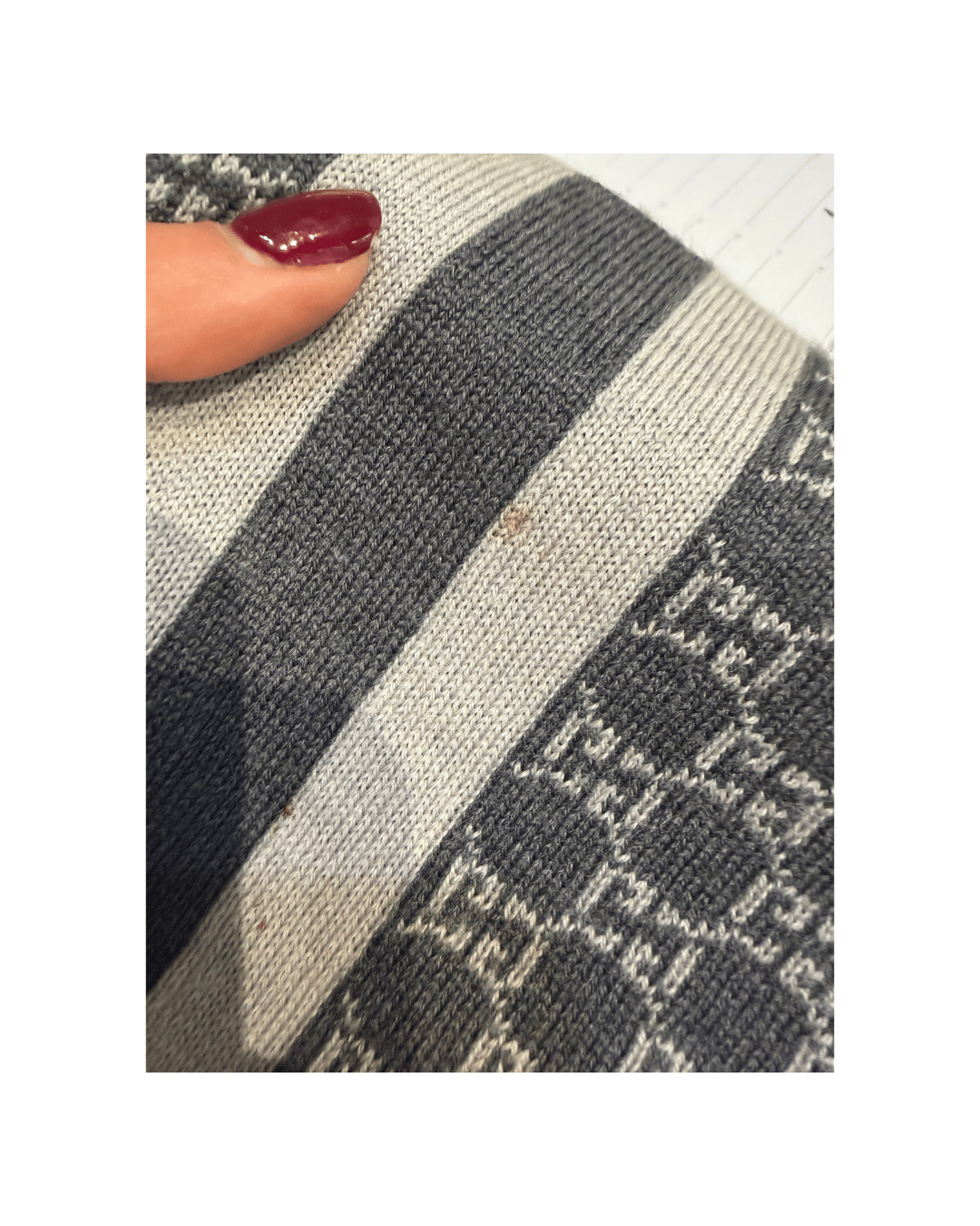 SCIARPA GUCCI LANA GRIGIA UNISEX