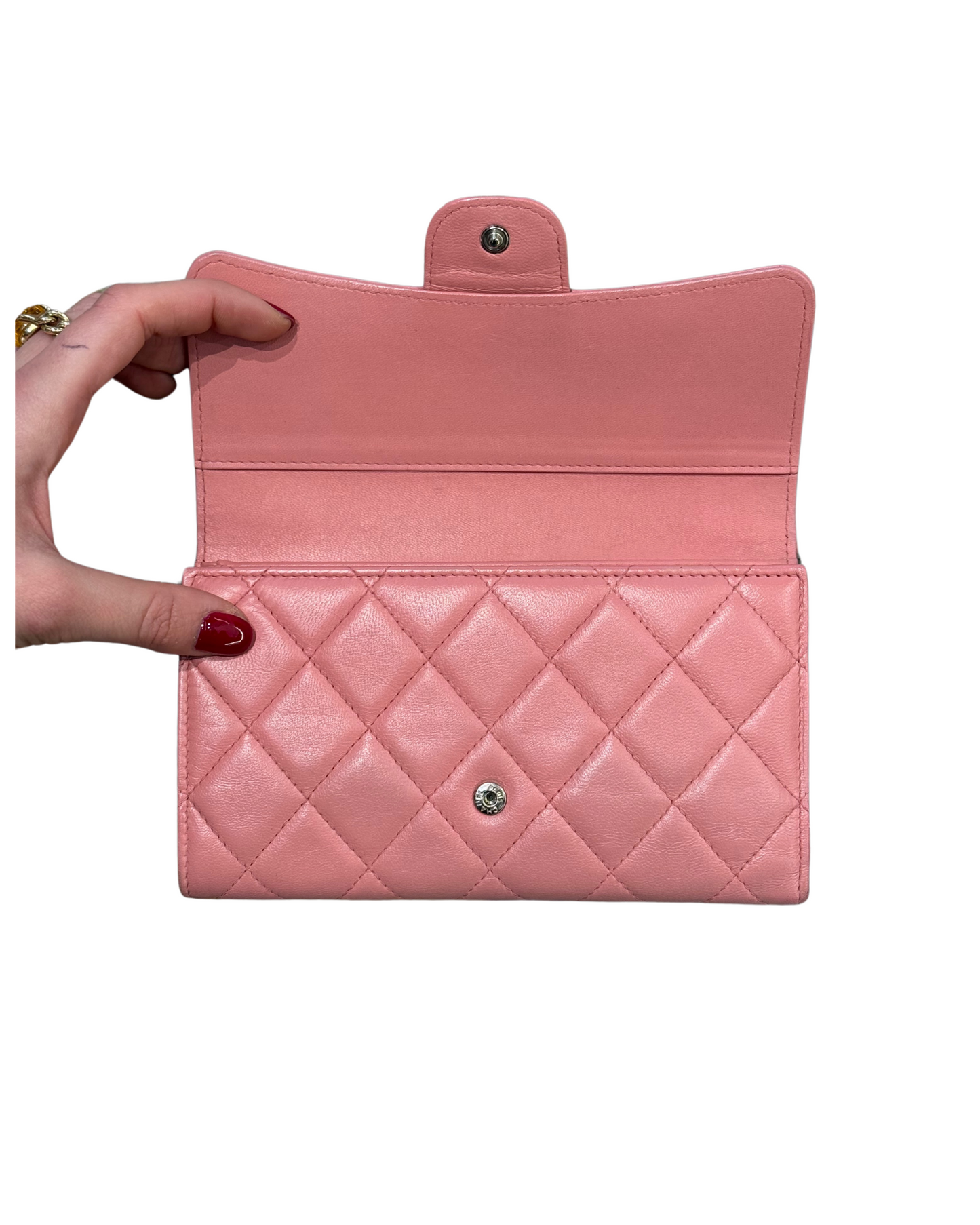 PORTAFOGLIO CHANEL ROSA BABY
