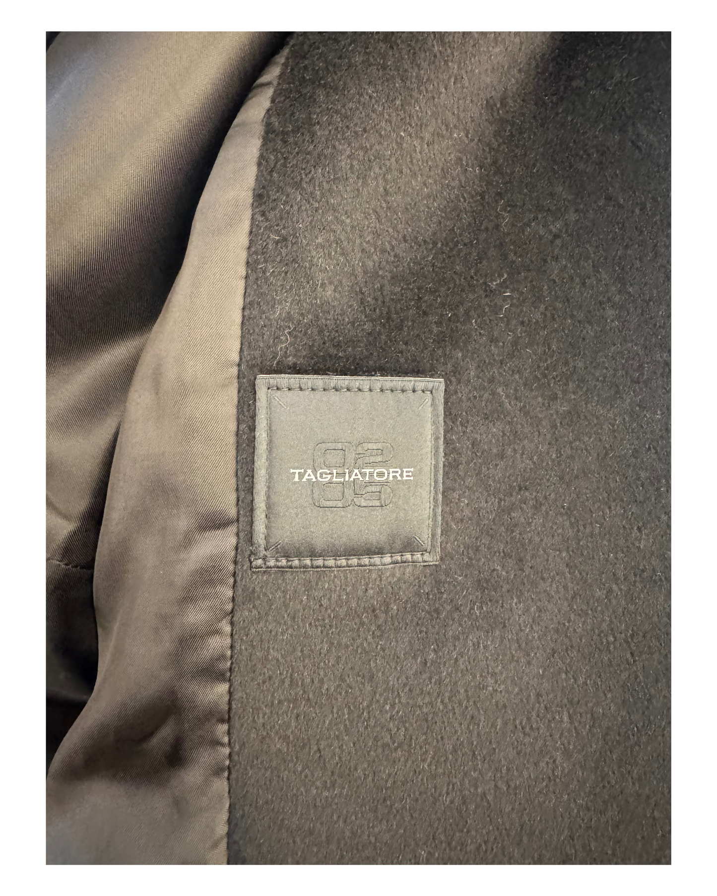 CAPPOTTO TAGLIATORE NERO